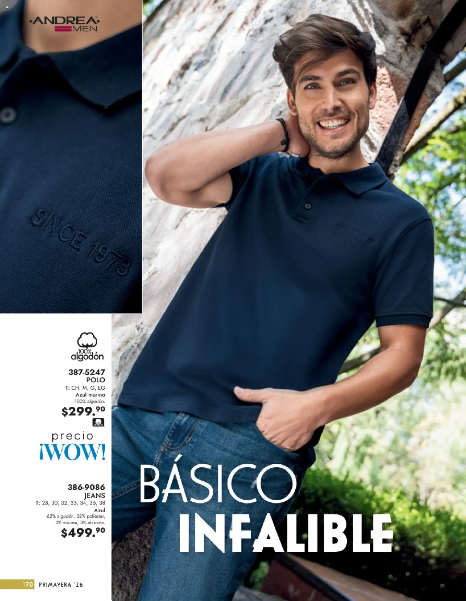 Nuevas ofertas de Andrea válidas en toda la República Mexicana desde el 25.01.2026. ¡Encuentra las mejores ofertas en Andrea catálogo Vestir Caballero ! | Página: 12