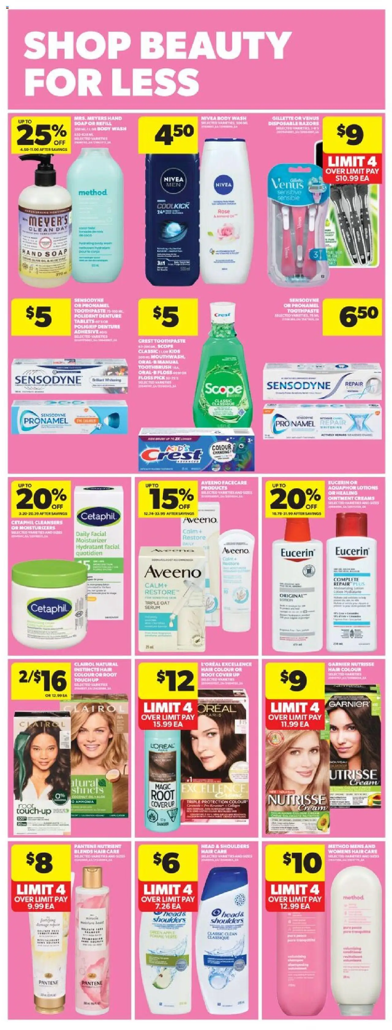 Real Canadian Superstore flyer valid from 11.09.2025 | Page: 31 | Products: Cream, Soap, Body wash, Toothpaste