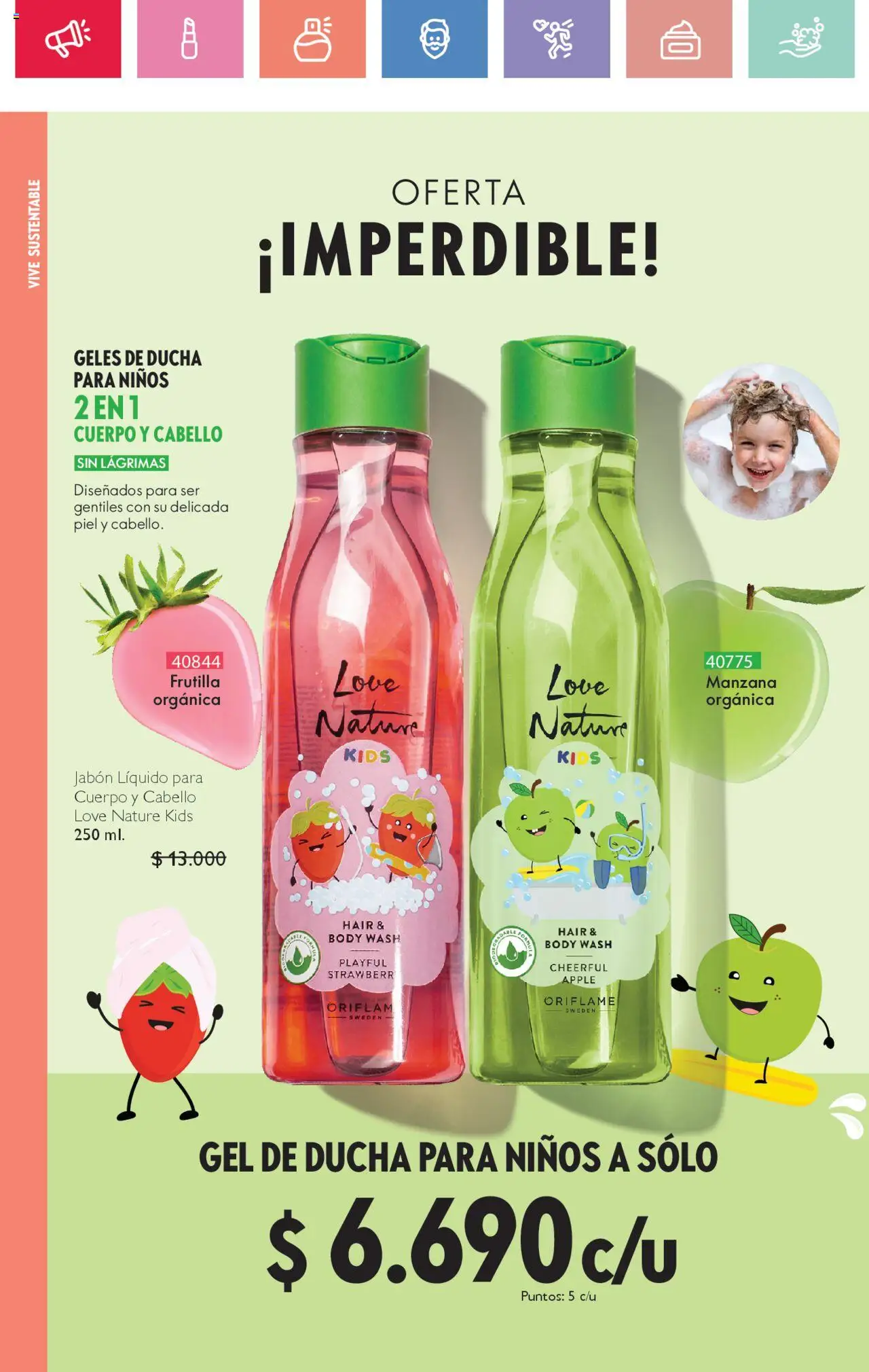 Oriflame catálogo │ válido desde el 02.08.2025 | Página: 30 | Productos: Body, Jabón, Gel de ducha, Frutilla