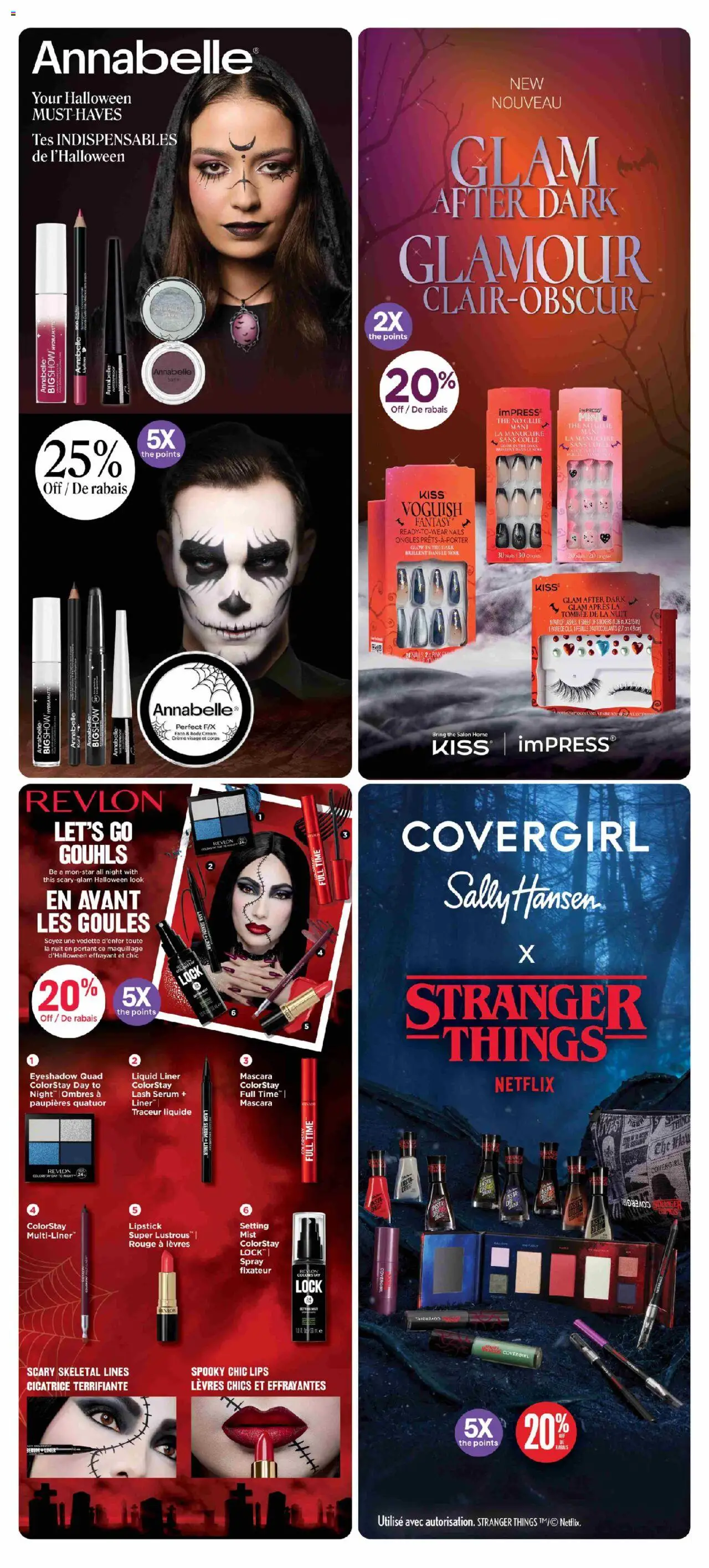 Jean Coutu flyer valid from 16.10.2025 | Page: 10 | Products: Cream, Mascara, Lipstick