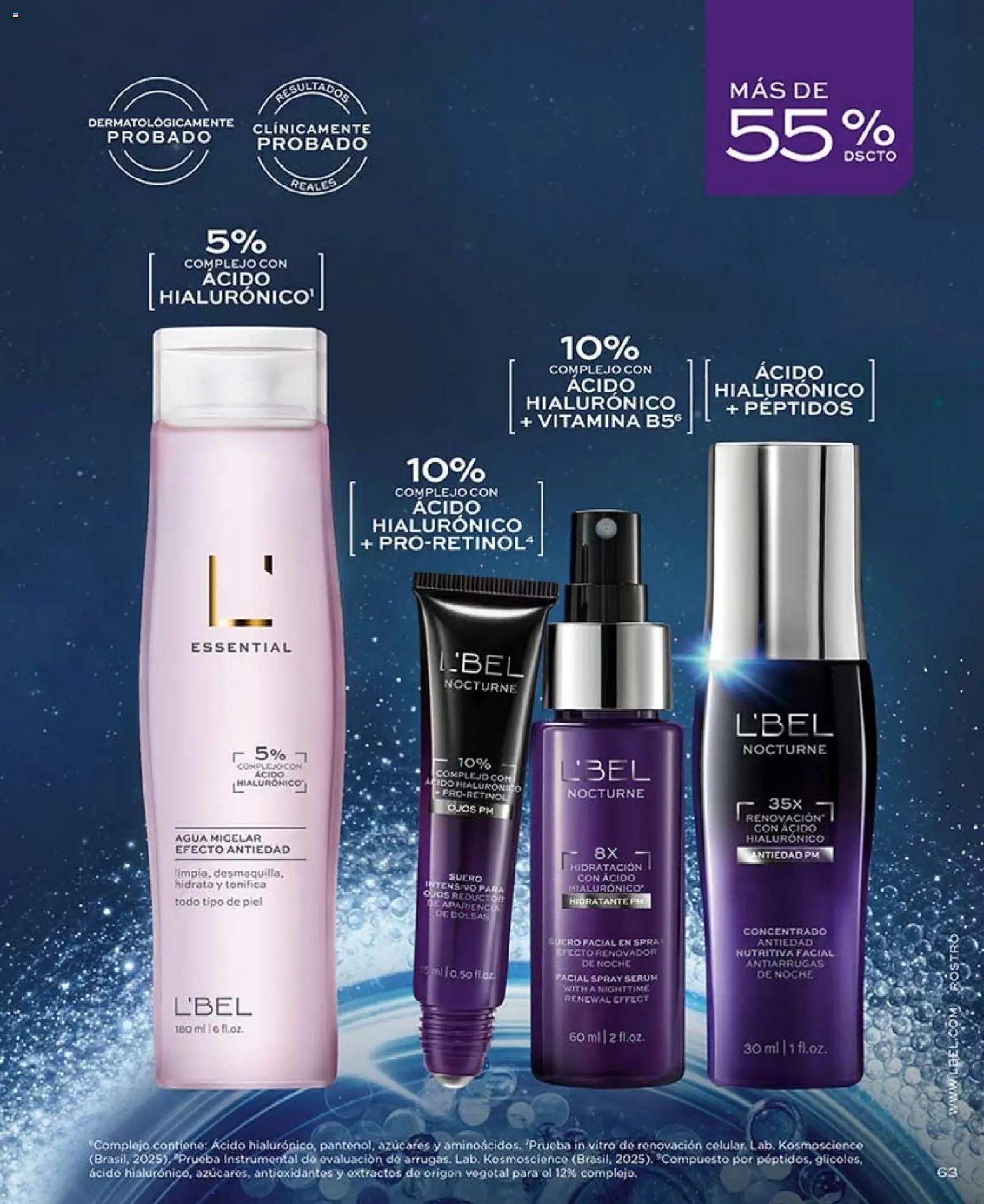 L'Bel revista - valida desde el 01.04.2026 | Página: 67 | Productos: Agua, Agua micelar, Serum