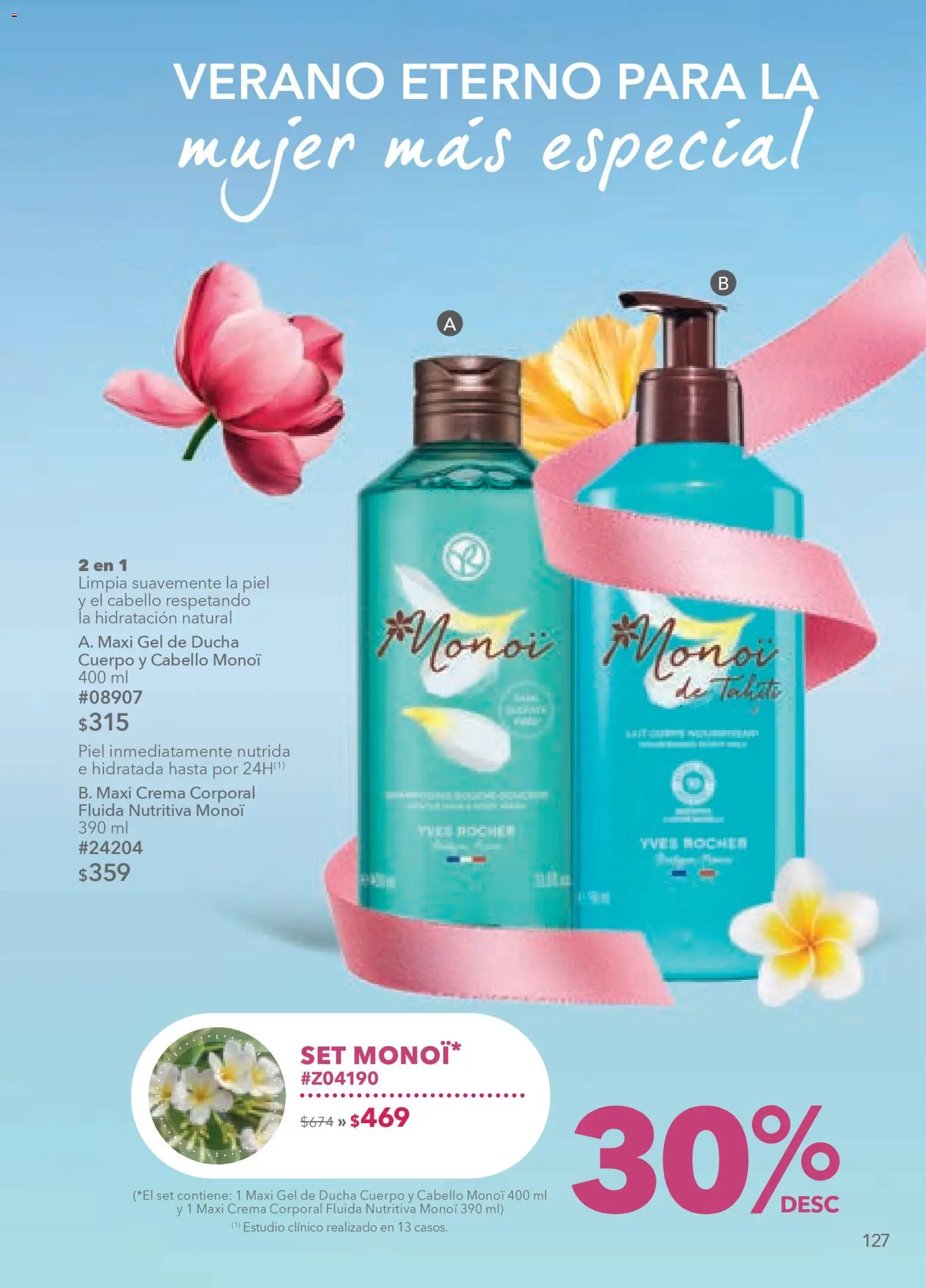 Nuevas ofertas de Yves Rocher válidas en toda la República Mexicana desde el 24.03.2026. ¡Encuentra las mejores ofertas en Yves Rocher campaña 5 2026! | Página: 129 | Productos: Crema, Crema corporal, Gel de ducha