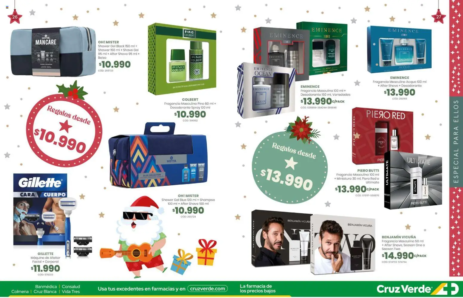 Navidad Cruz Verde │ válido desde el 05.12.2025 | Página: 14 | Productos: Fragancia, Desodorante, Shampoo, Bolso