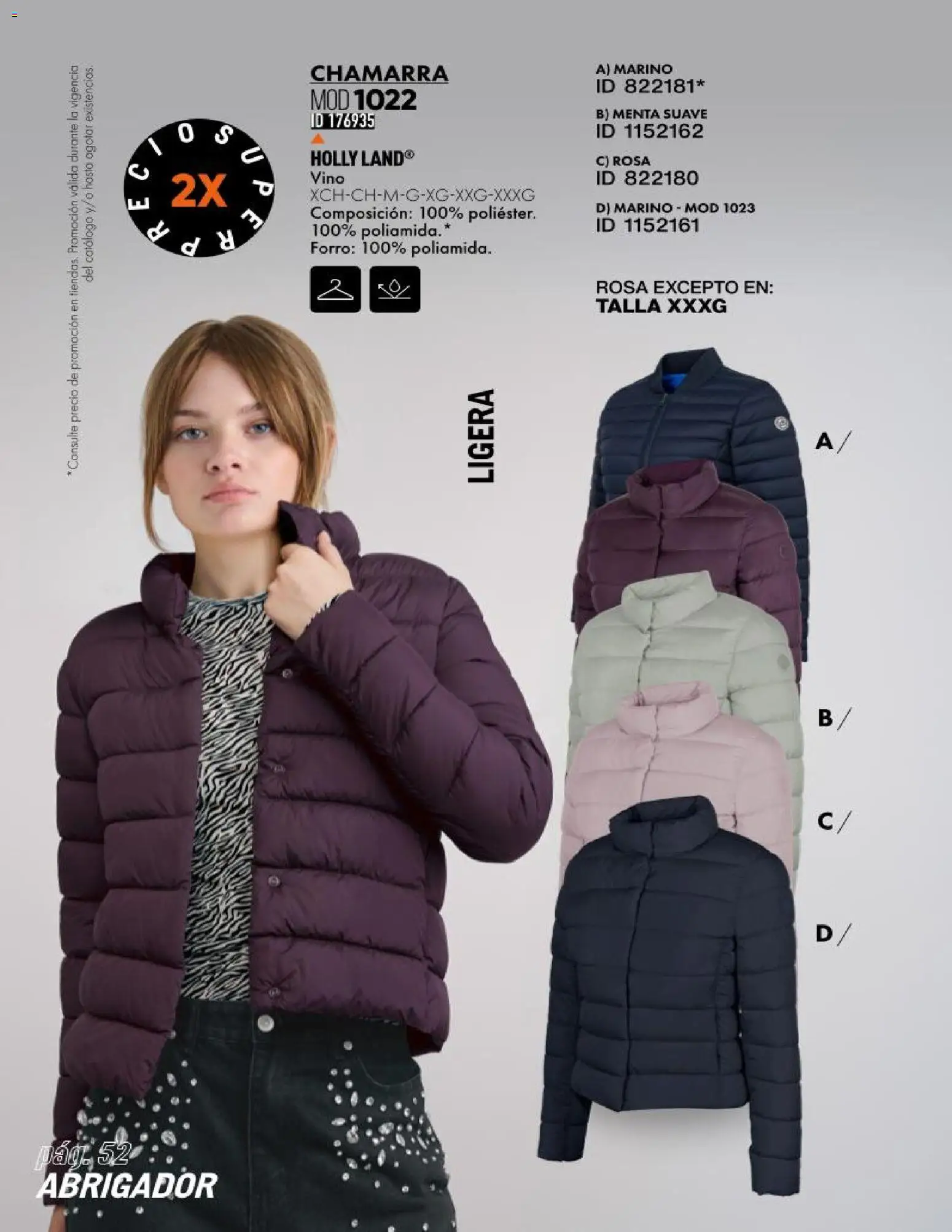 Nuevas ofertas de Price Shoes válidas en toda la República Mexicana desde el 11.11.2025. ¡Encuentra las mejores ofertas en Price Shoes catálogo ! | Página: 52 | Productos: Chamarra, Vino