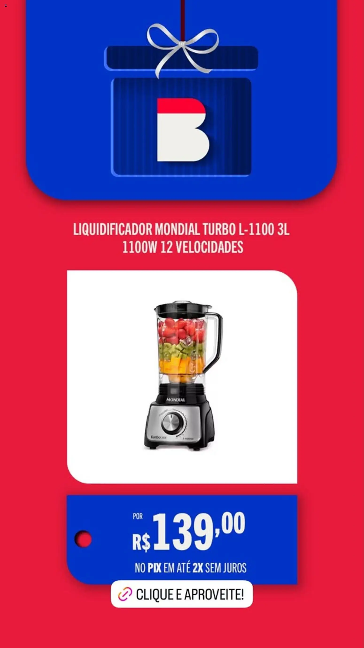 Casas Bahia Folheto - válido de 19.12.2025 | Página: 4 | Produtos: Liquidificador