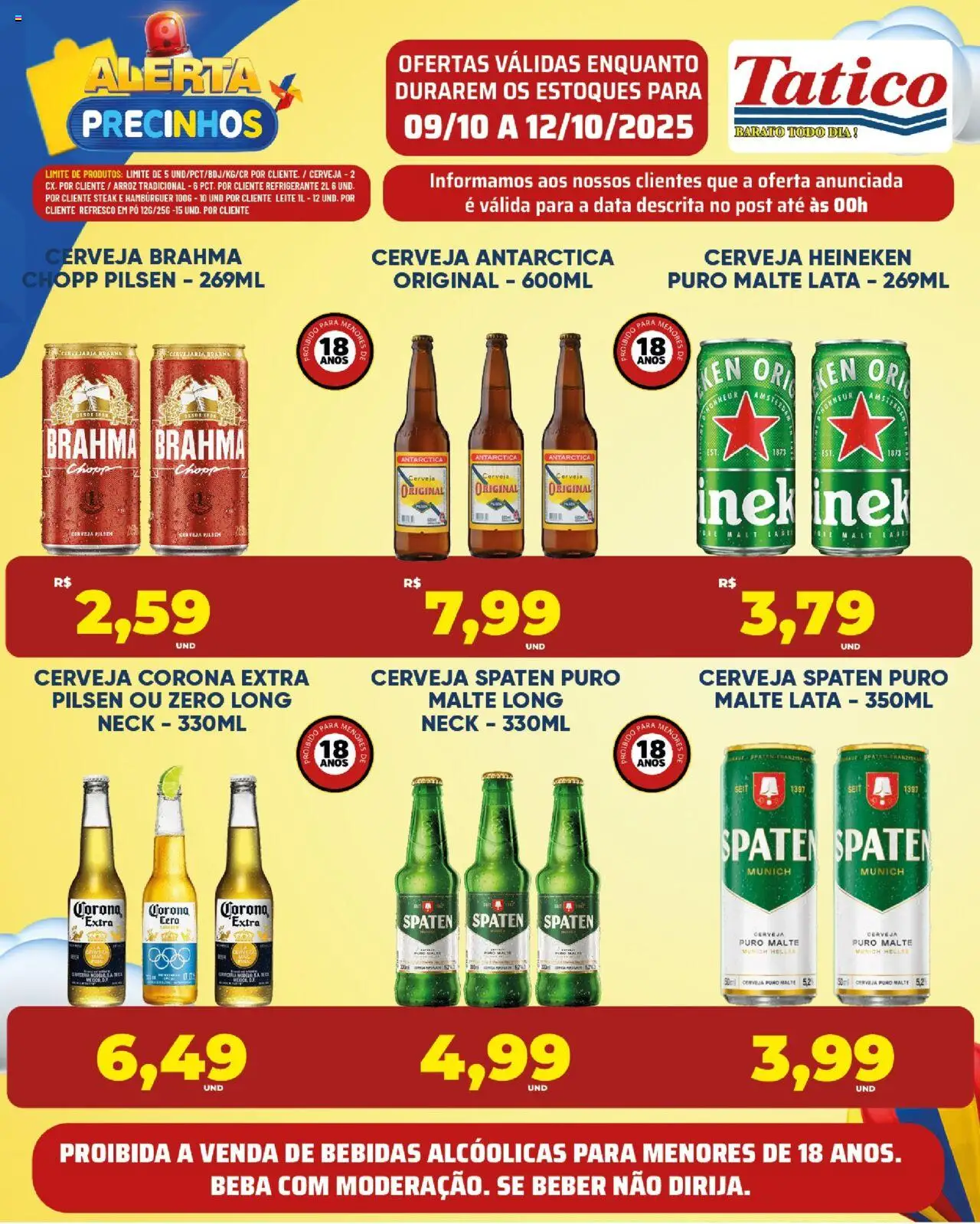 Tatico Folheto - válido de 10.10.2025 | Página: 33 | Produtos: Pó, Refresco, Heineken, Refrigerante