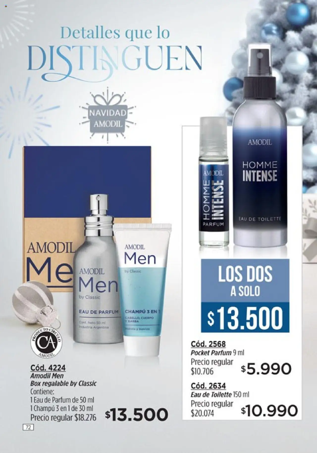 Catálogo Amodil Campaña 17/2025 │ válido desde el 14.10.2025 | Página: 72 | Productos: Eau de toilette, Champú