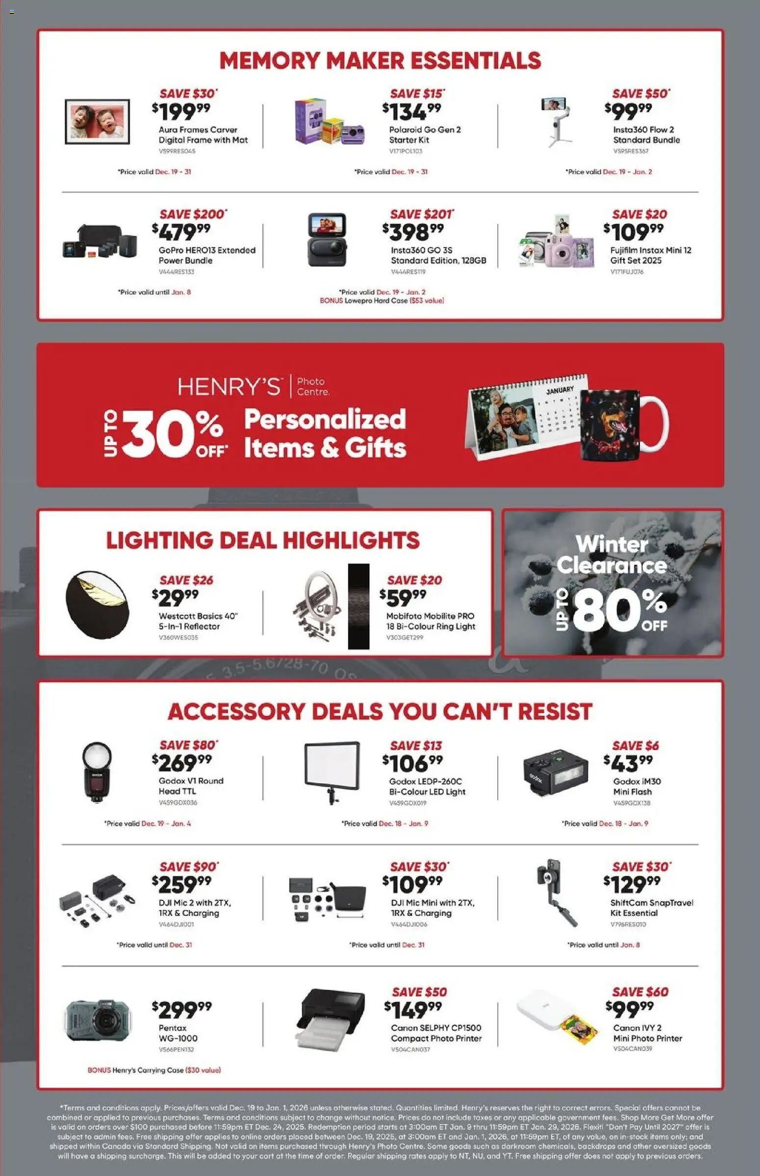 Henry's flyer valid from 19.12.2025 | Page: 2 | Products: Printer, Case