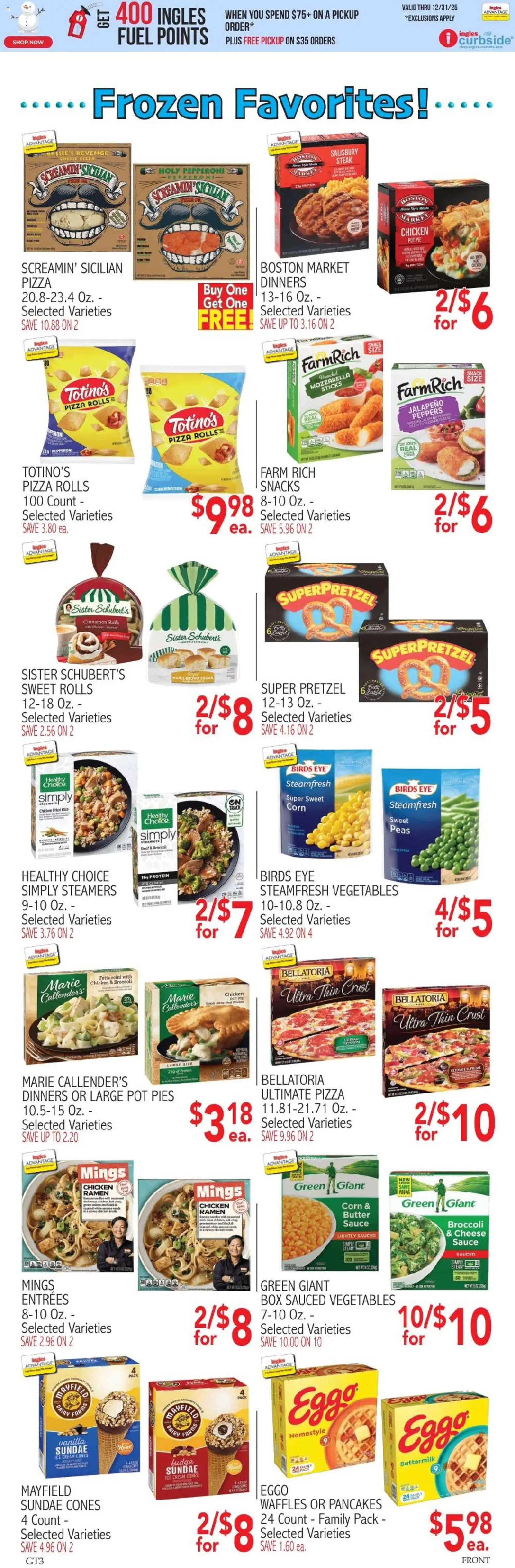 Ingles Weekly Ad - valid from 10.12.2025 | Page: 7 | Products: Corn, Box, Cheese, Cream