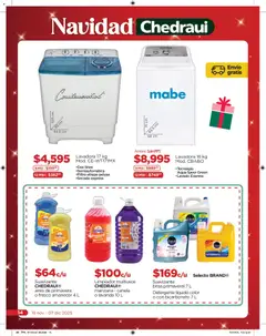 Vista previa de Chedraui folleto, nuevo folleto de la tienda, válido en México a partir del 18.11.2025 | Página: 14 | Productos: Detergente, Manzana, Limpiador, Suavizante de telas