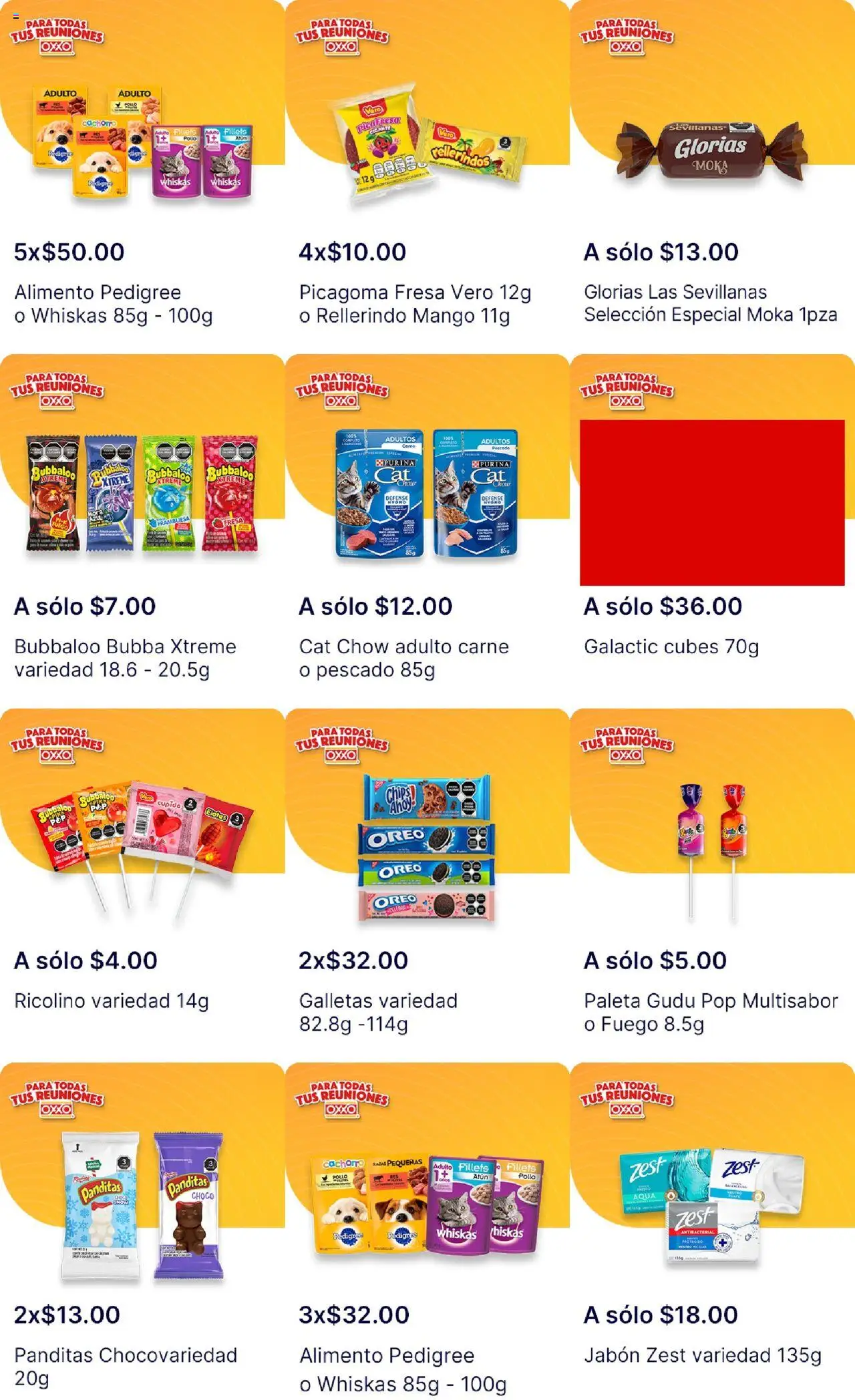 Nuevas ofertas de OXXO válidas en toda la República Mexicana desde el 26.09.2025. ¡Encuentra las mejores ofertas en OXXO - Folleto! | Página: 15 | Productos: Pollo, Paleta, Mango, Galletas