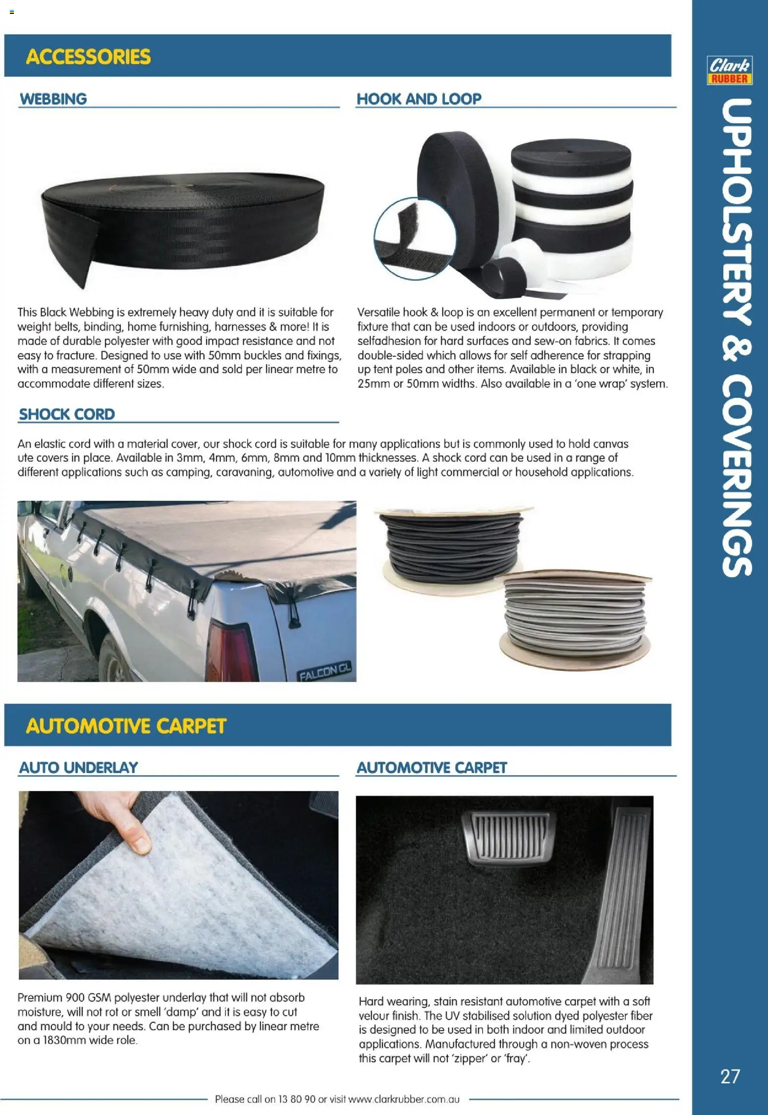 Clark Rubber catalogue - valid from 02.04.2026 | Page: 27 | Products: Carpet, Household, Light, Accessories