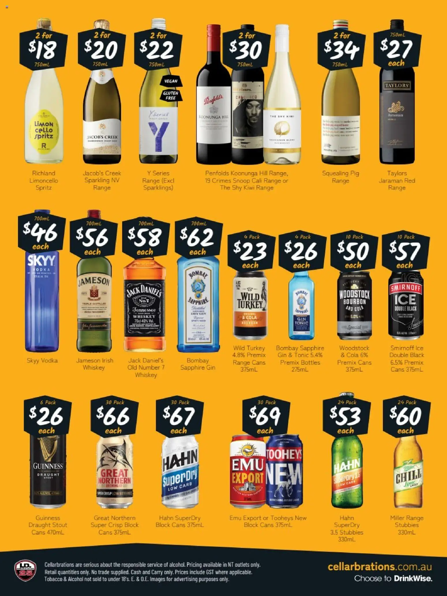 Cellarbrations catalogue - valid from 09.03.2026 | Page: 2 | Products: Gin, Vodka, Whiskey, Turkey