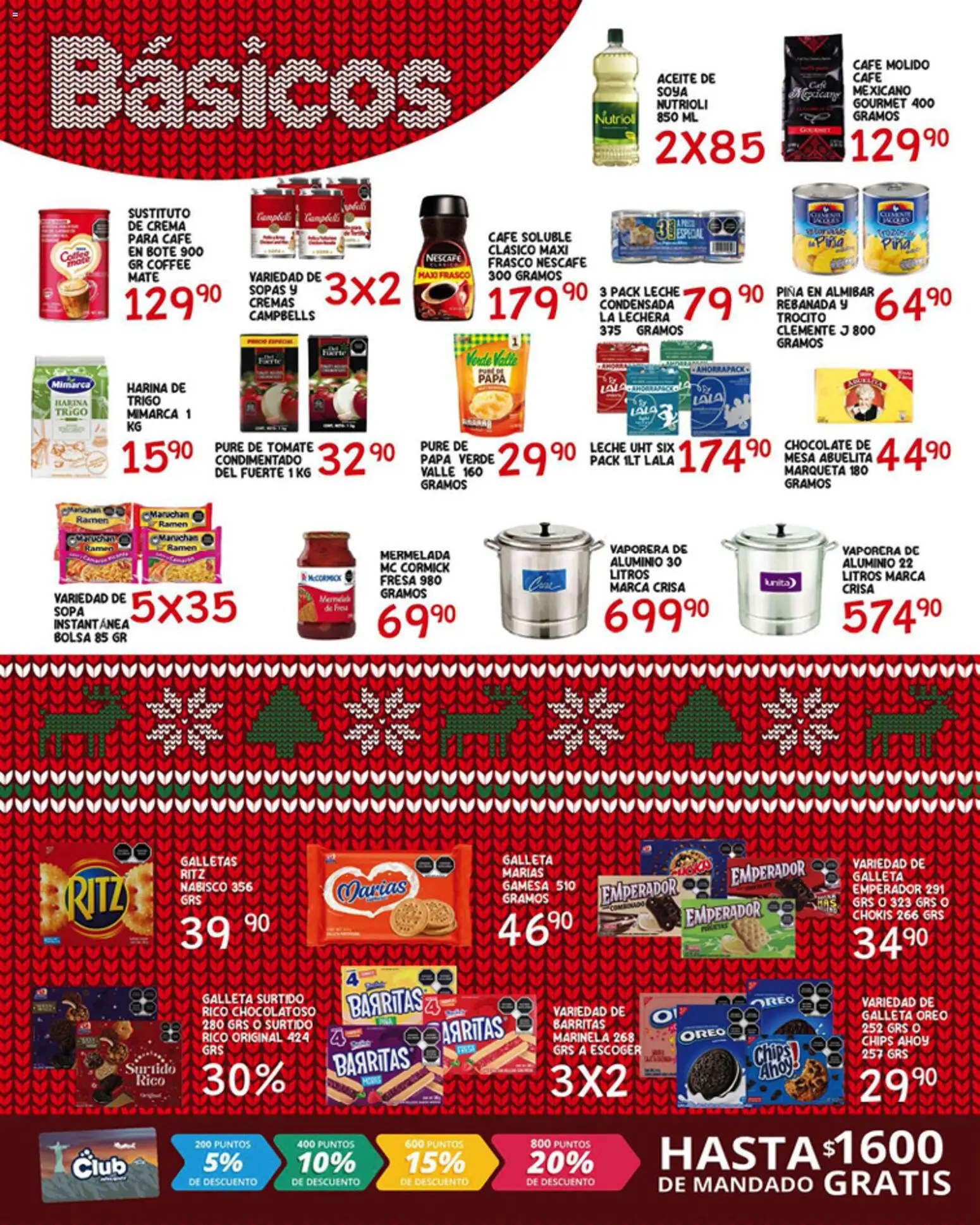 Nuevas ofertas de Alsuper válidas en toda la República Mexicana desde el 19.12.2025. ¡Encuentra las mejores ofertas en Alsuper folleto Laguna! | Página: 2 | Productos: Harina, Café, Mermelada, Mate