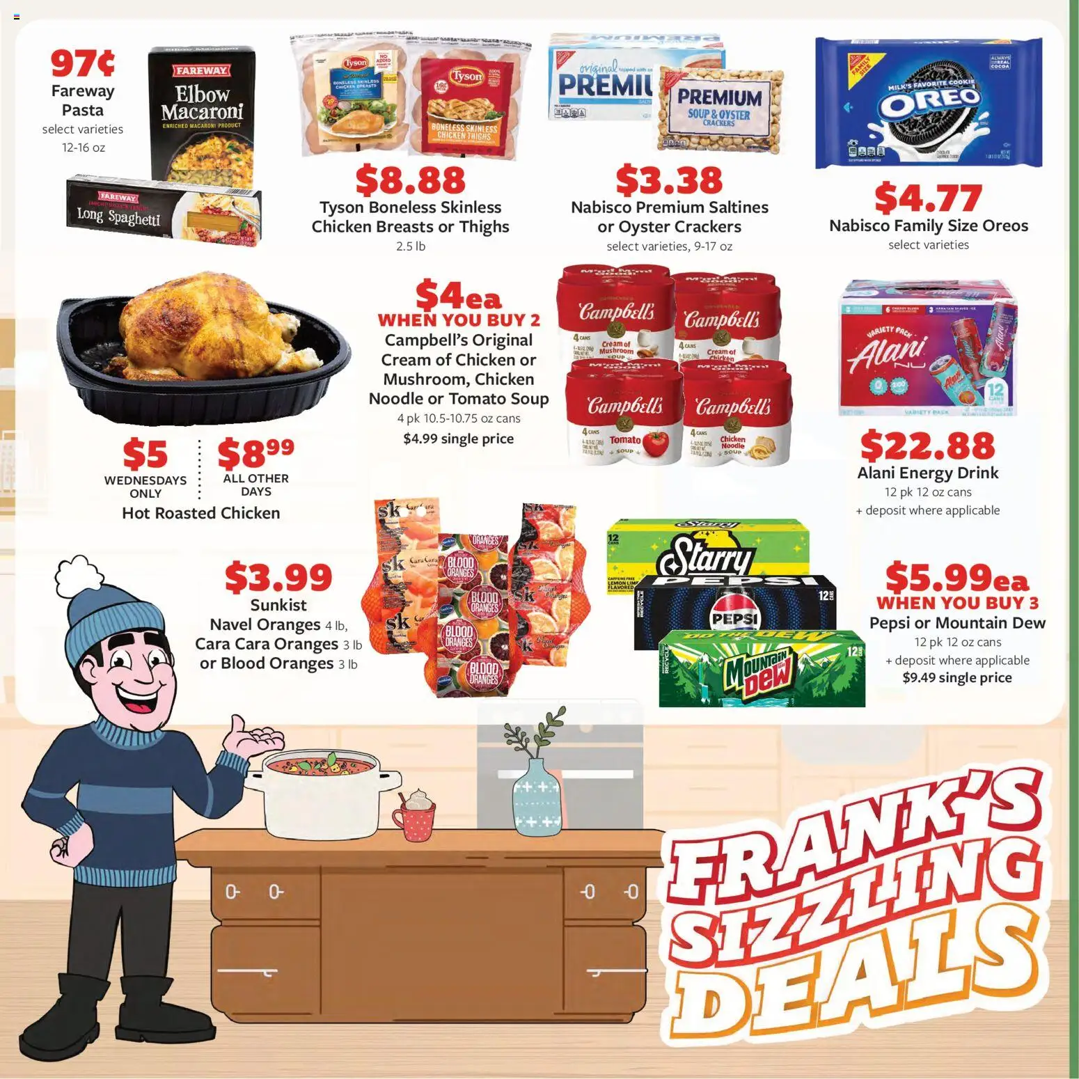 Fareway Weekly Ad - valid from 05.01.2026 | Page: 12 | Products: Oranges, Pasta, Lemon, Lime
