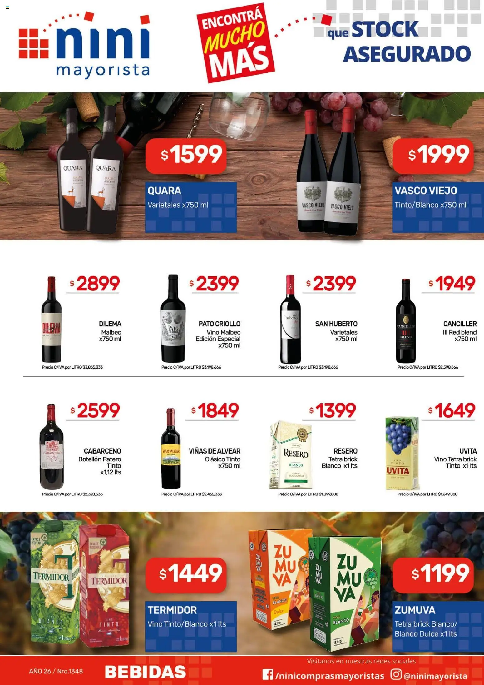 NINI Mayorista - Ofertas │ válido desde el 23.02.2026 | Página: 15 | Productos: Vino