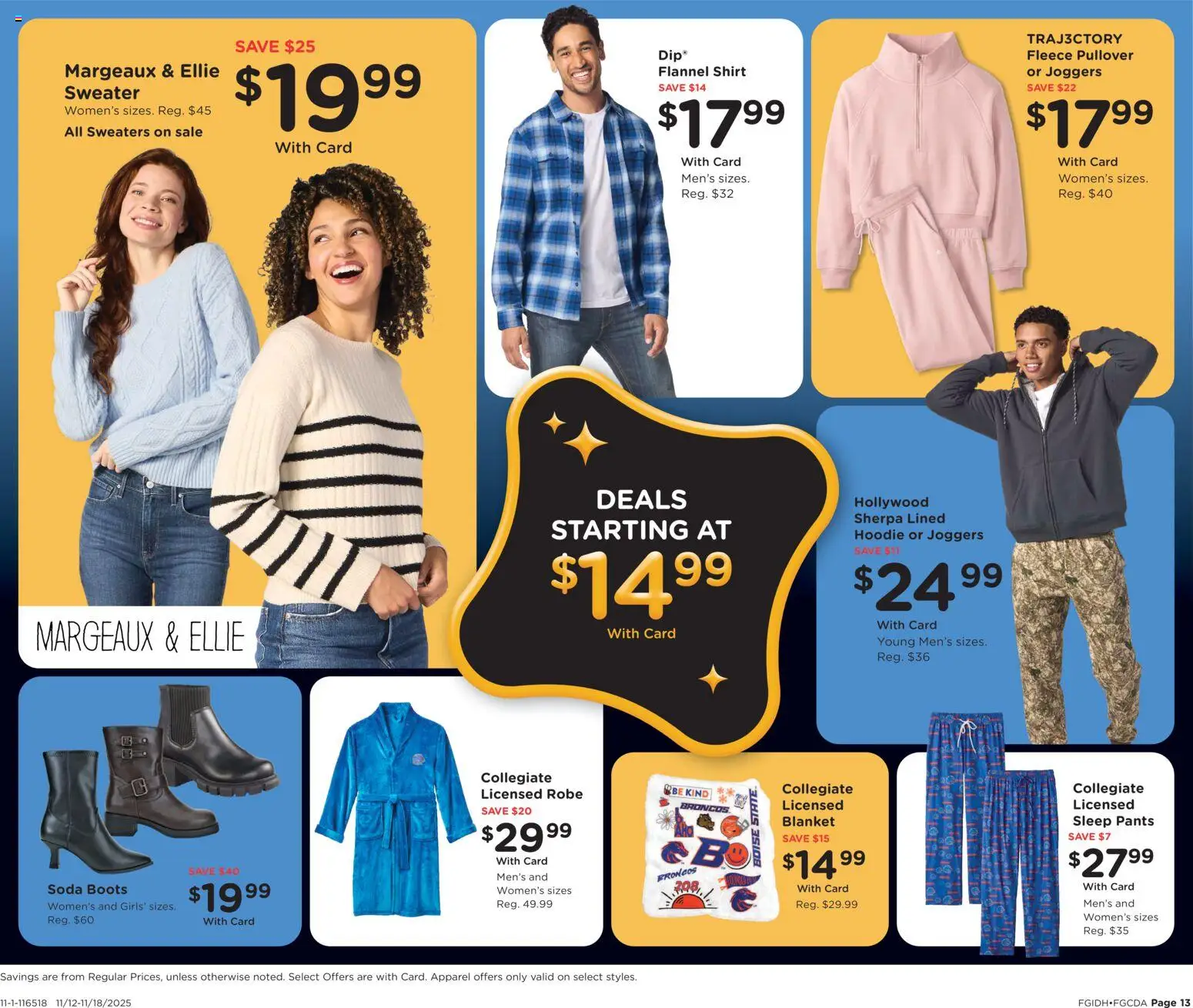 Fred Meyer Black Friday Deals - valid from 12.11.2025 | Page: 14 | Products: Shirt, Sweater, Hoodie, Pants