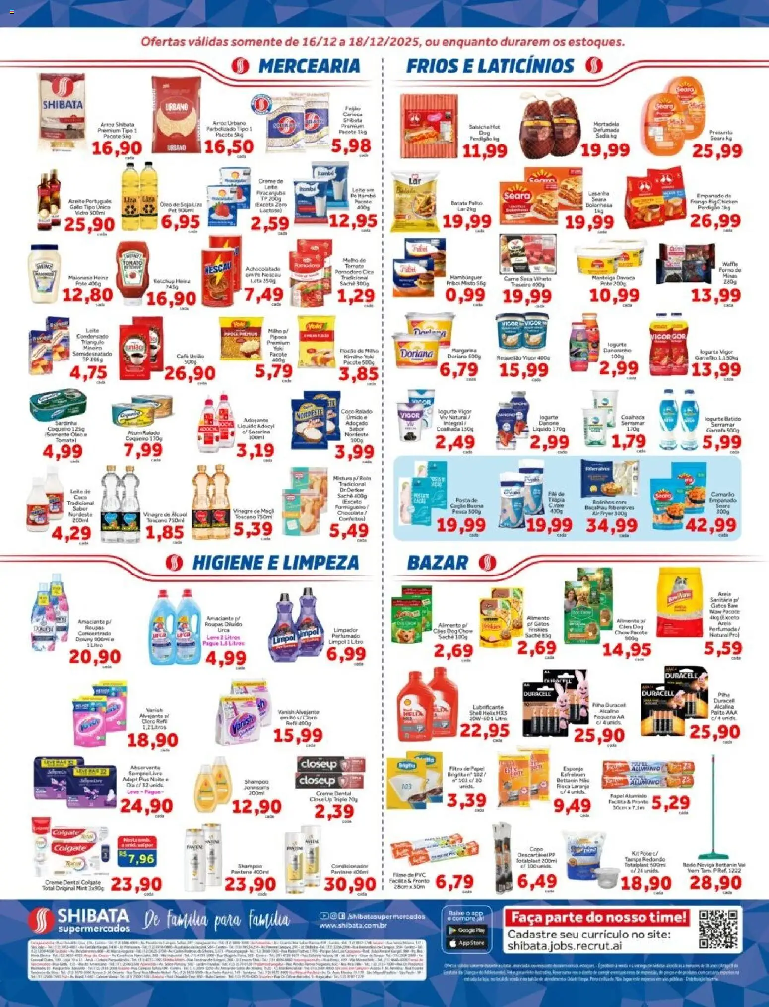 Shibata Folheto - válido de 16.12.2025 | Página: 2 | Produtos: Leite, Camarão, Vanish, Soja