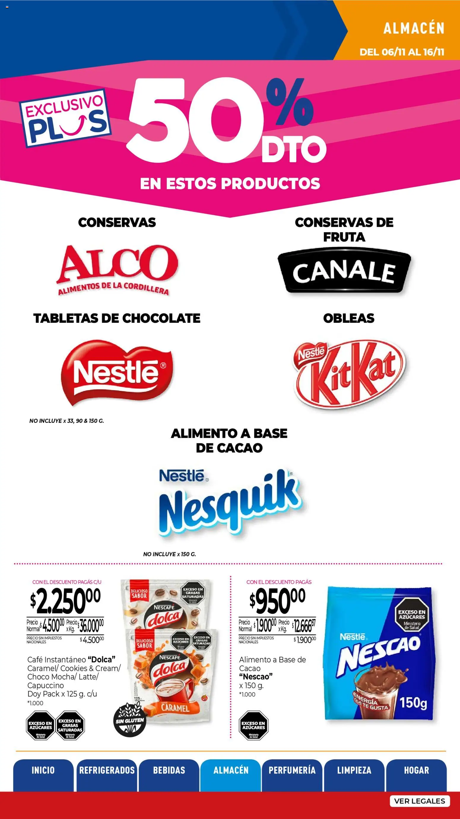 La Anonima catálogo │ válido desde el 06.11.2025 | Página: 17 | Productos: Café, Chocolate, Té, Cacao