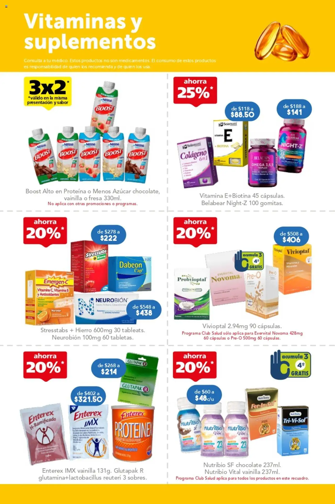Nuevas ofertas de Farmacia San Pablo válidas en toda la República Mexicana desde el 07.09.2025. ¡Encuentra las mejores ofertas en Farmacia San Pablo - Catálogo! | Página: 8 | Productos: Fresa, Azúcar, Vitaminas, Polvo