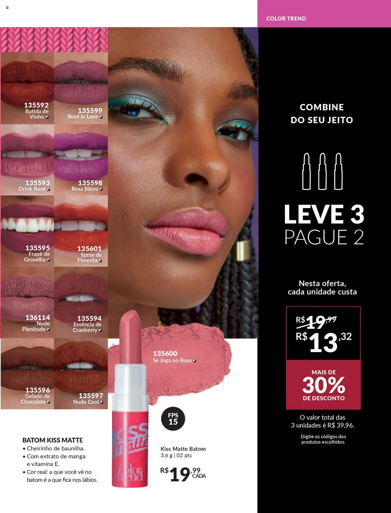 Avon Folheto - válido de 16.06.2025 | Página: 85 | Produtos: Cranberry, Pimenta, Batom, Chocolate