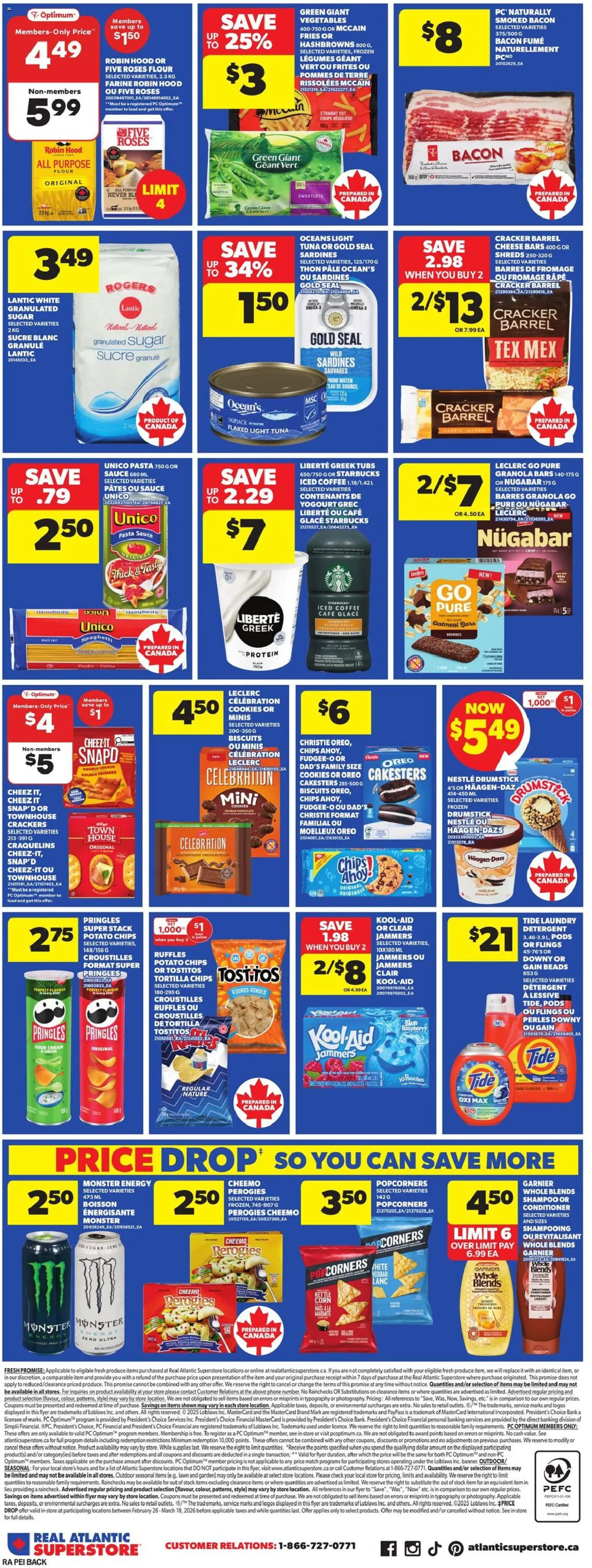 Atlantic Superstore flyer valid from 05.03.2026 | Page: 4 | Products: Sour cream, Kettle, Coffee, Chocolate