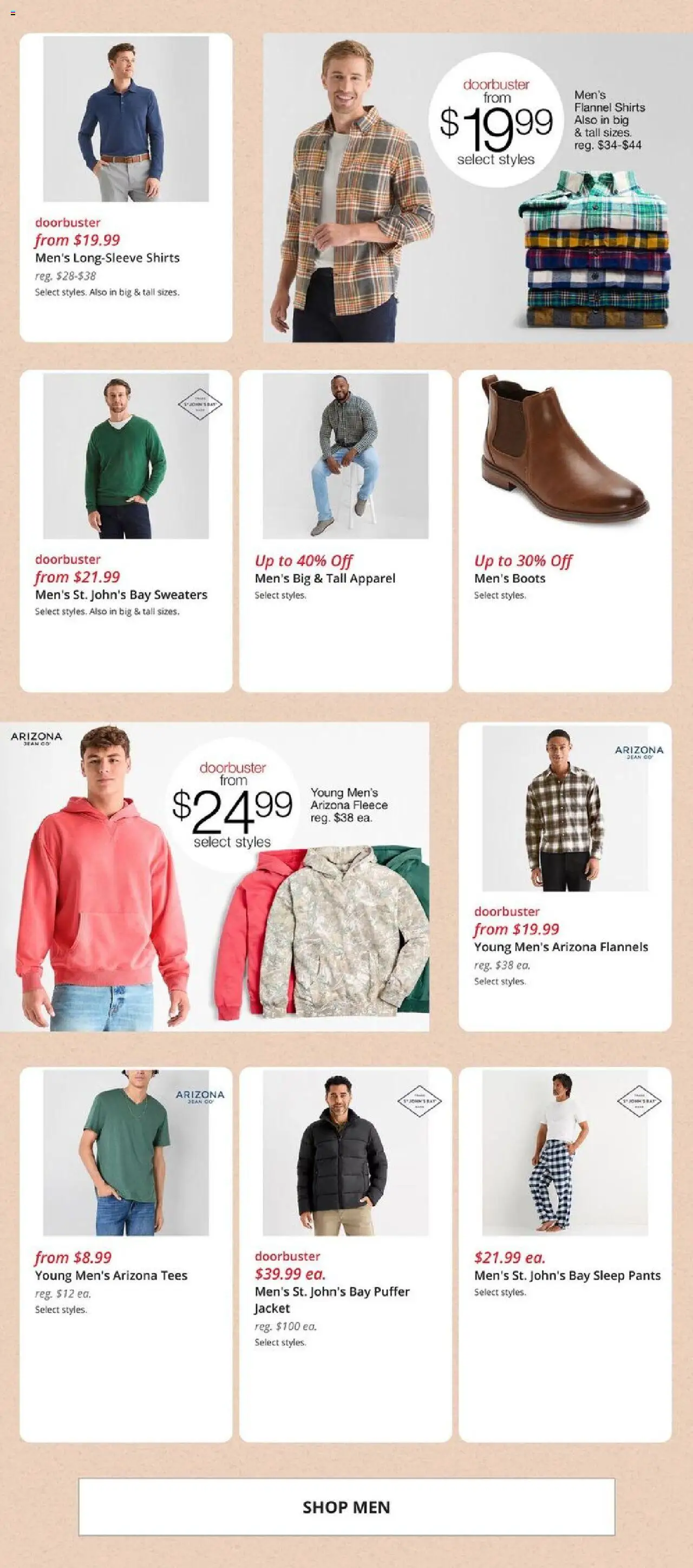 JCPenney Weekly Ad - valid from 29.09.2025 | Page: 4 | Products: Jacket, Pants, Boots