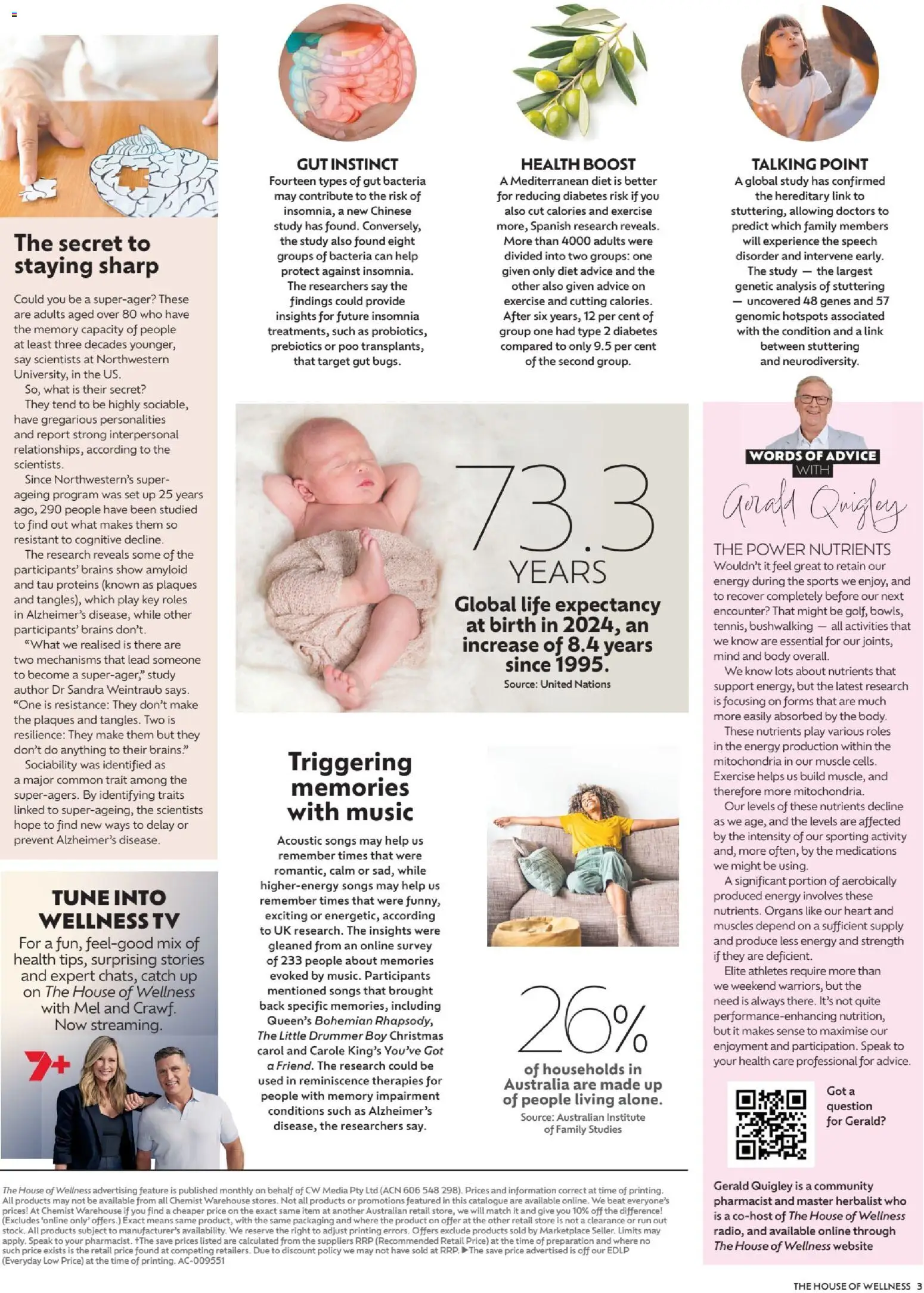 Chemist Warehouse catalogue - valid from 13.11.2025 | Page: 3 | Products: Tv, Nutrients