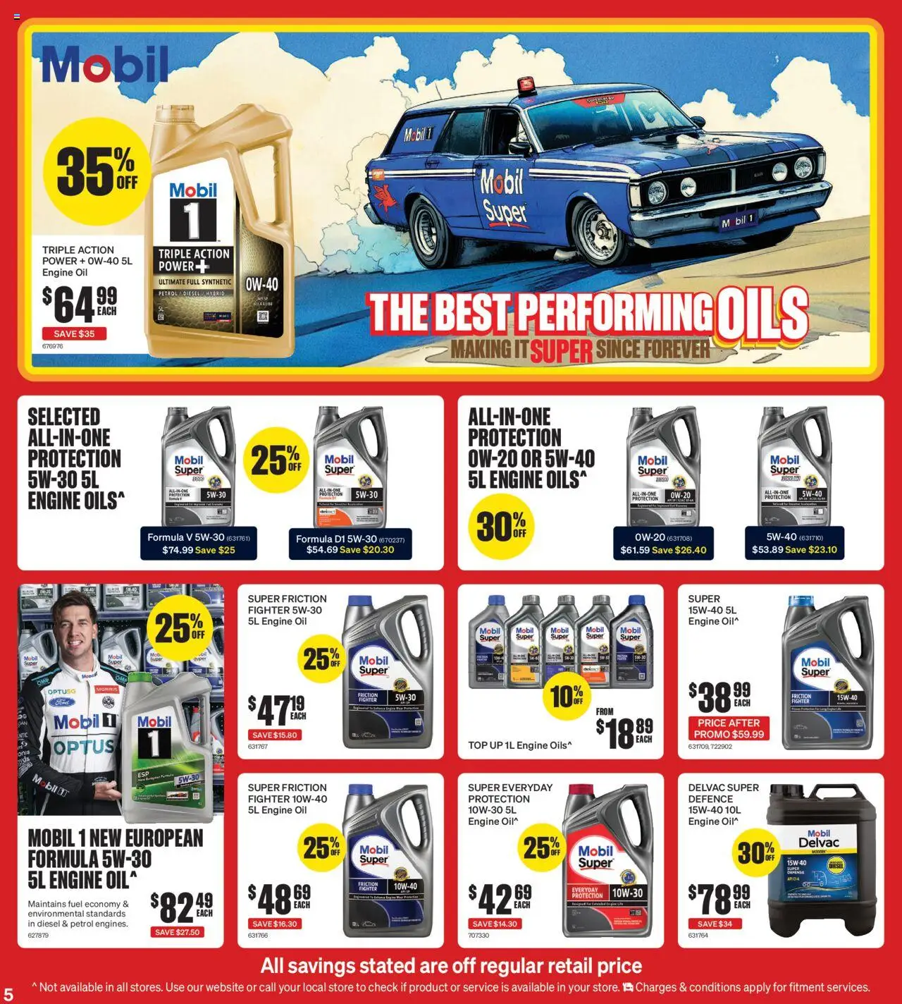 Supercheap Auto catalogue - valid from 15.10.2025 | Page: 5 | Products: Oil