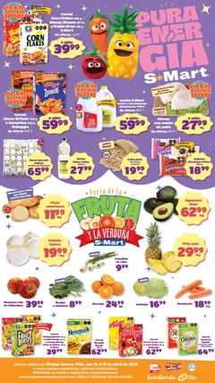 Vista previa de S-Mart folleto Juárez, nuevo folleto de la tienda, válido en México a partir del 10.04.2026 | Página: 2 | Productos: Acelga, Avena, Huevo, Aceite