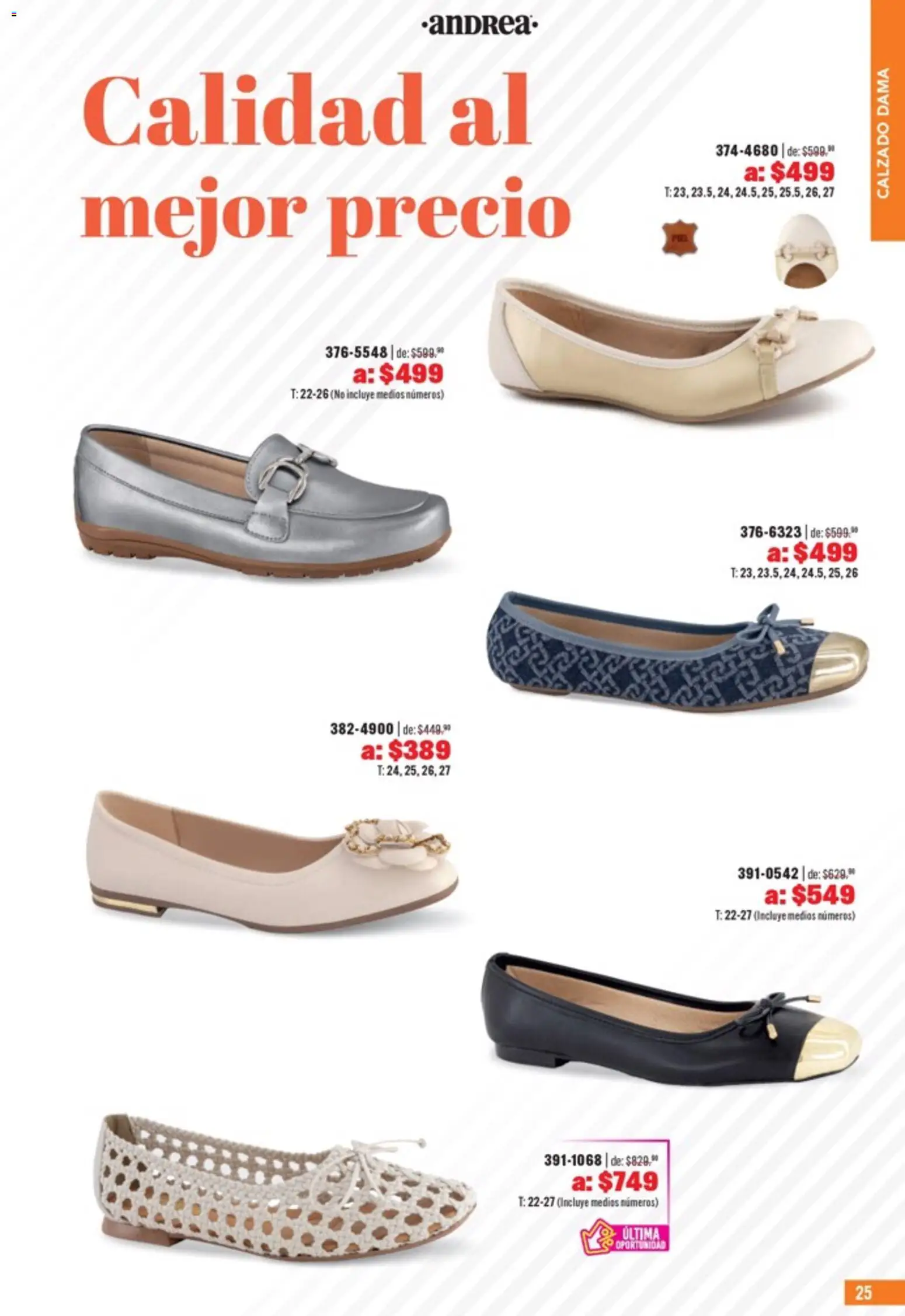 Nuevas ofertas de Andrea válidas en toda la República Mexicana desde el 05.04.2026. ¡Encuentra las mejores ofertas en Andrea catálogo Outlet! | Página: 25