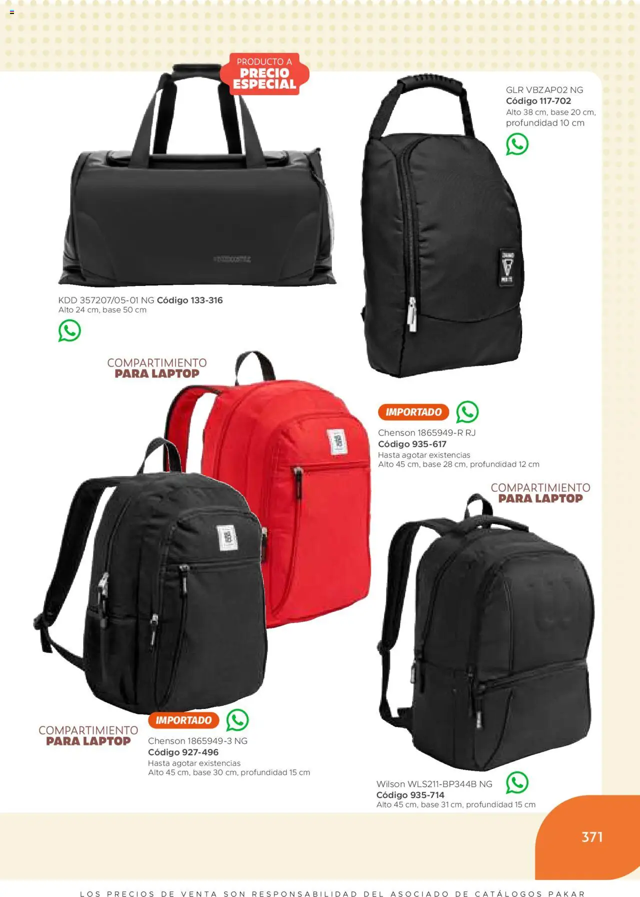 Nuevas ofertas de SC Pakar válidas en toda la República Mexicana desde el 24.07.2025. ¡Encuentra las mejores ofertas en SC Pakar - Catálogo Hombre otoño / invierno! | Página: 371