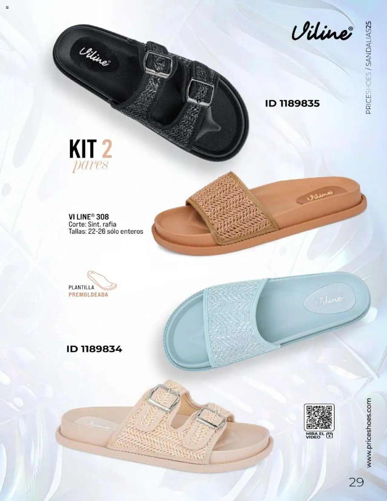 Nuevas ofertas de Price Shoes válidas en toda la República Mexicana desde el 11.03.2025. ¡Encuentra las mejores ofertas en Price Shoes catálogo Sandalias Kits 2025! | Página: 29 | Productos: Video