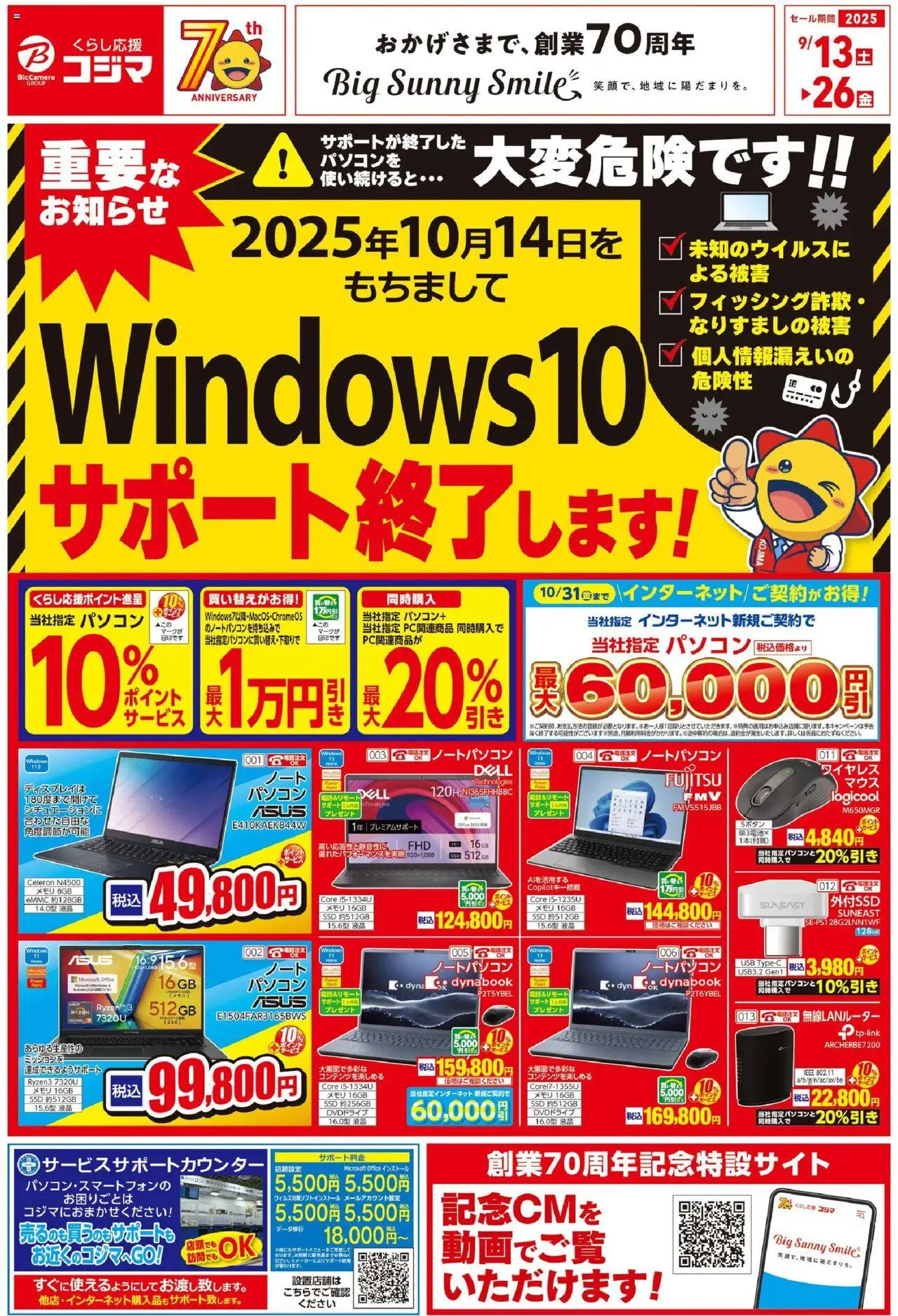  | ページ: 1 | 製品: 無線LANルーター, ノートパソコン