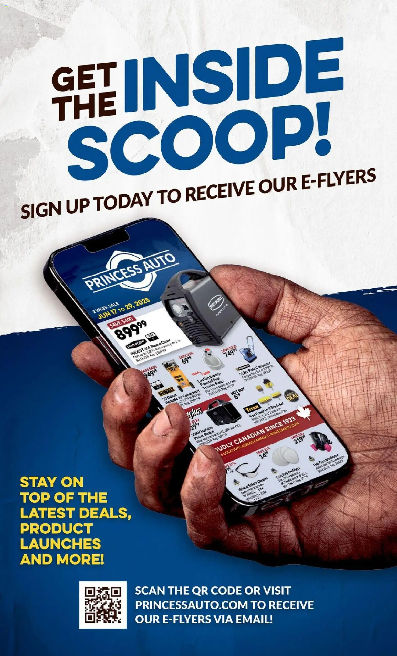 Princess Auto flyer valid from 02.12.2025 | Page: 105 | Products: Glasses, Cutter, Brush, Battery