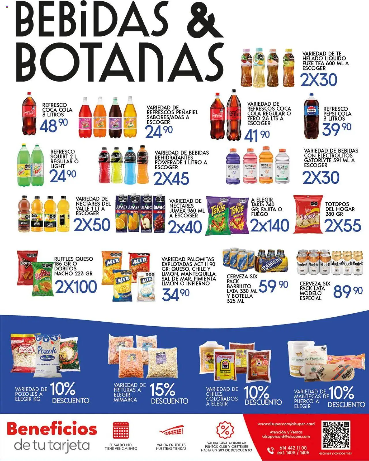 Nuevas ofertas de Alsuper válidas en toda la República Mexicana desde el 16.09.2025. ¡Encuentra las mejores ofertas en Alsuper - Folleto Zacatecas! | Página: 7 | Productos: Sal, Cerveza, Helado, Té