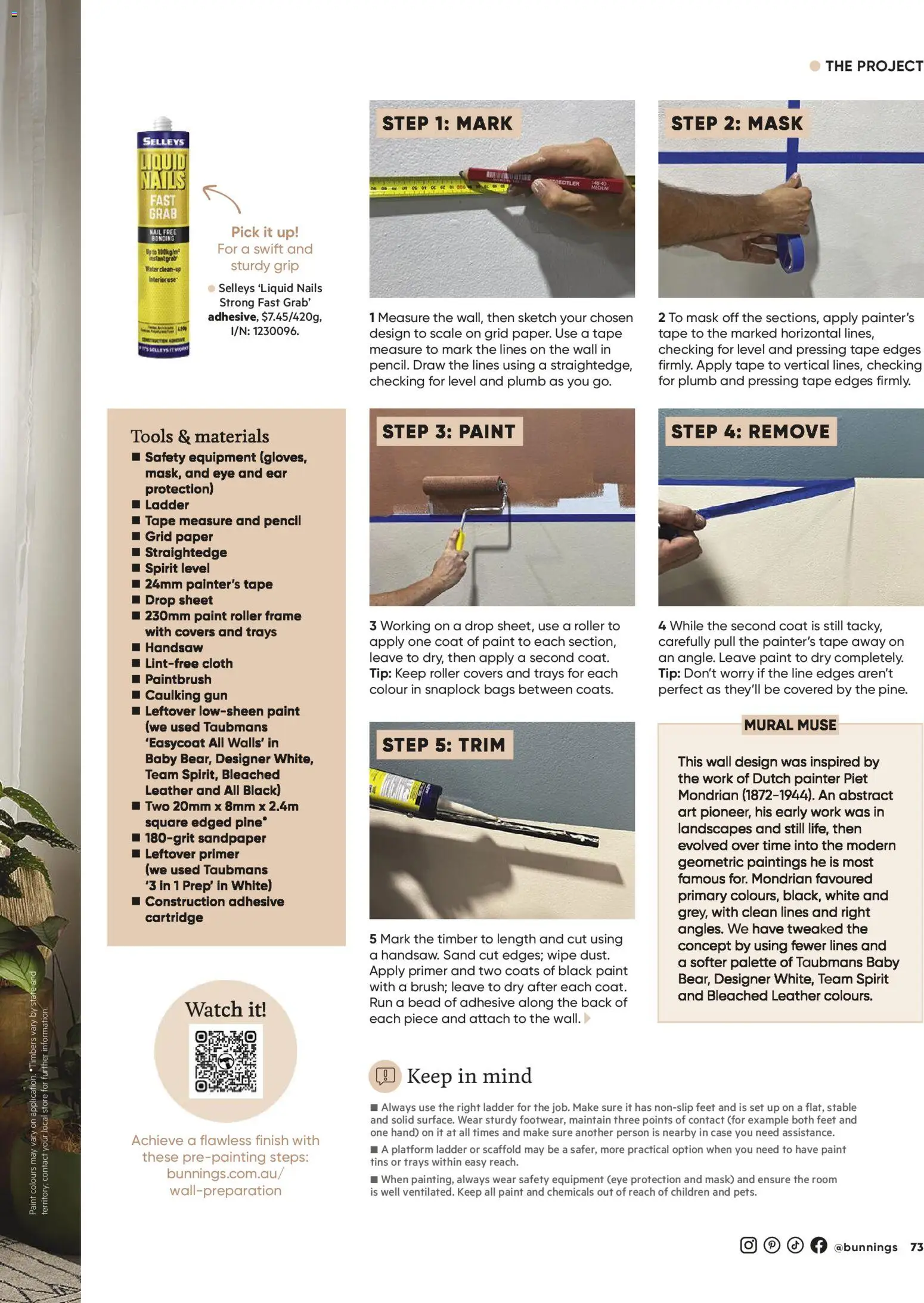 Bunnings Warehouse catalogue - valid from 01.03.2026 | Page: 73 | Products: Mask, Coat, Scale, Pencil