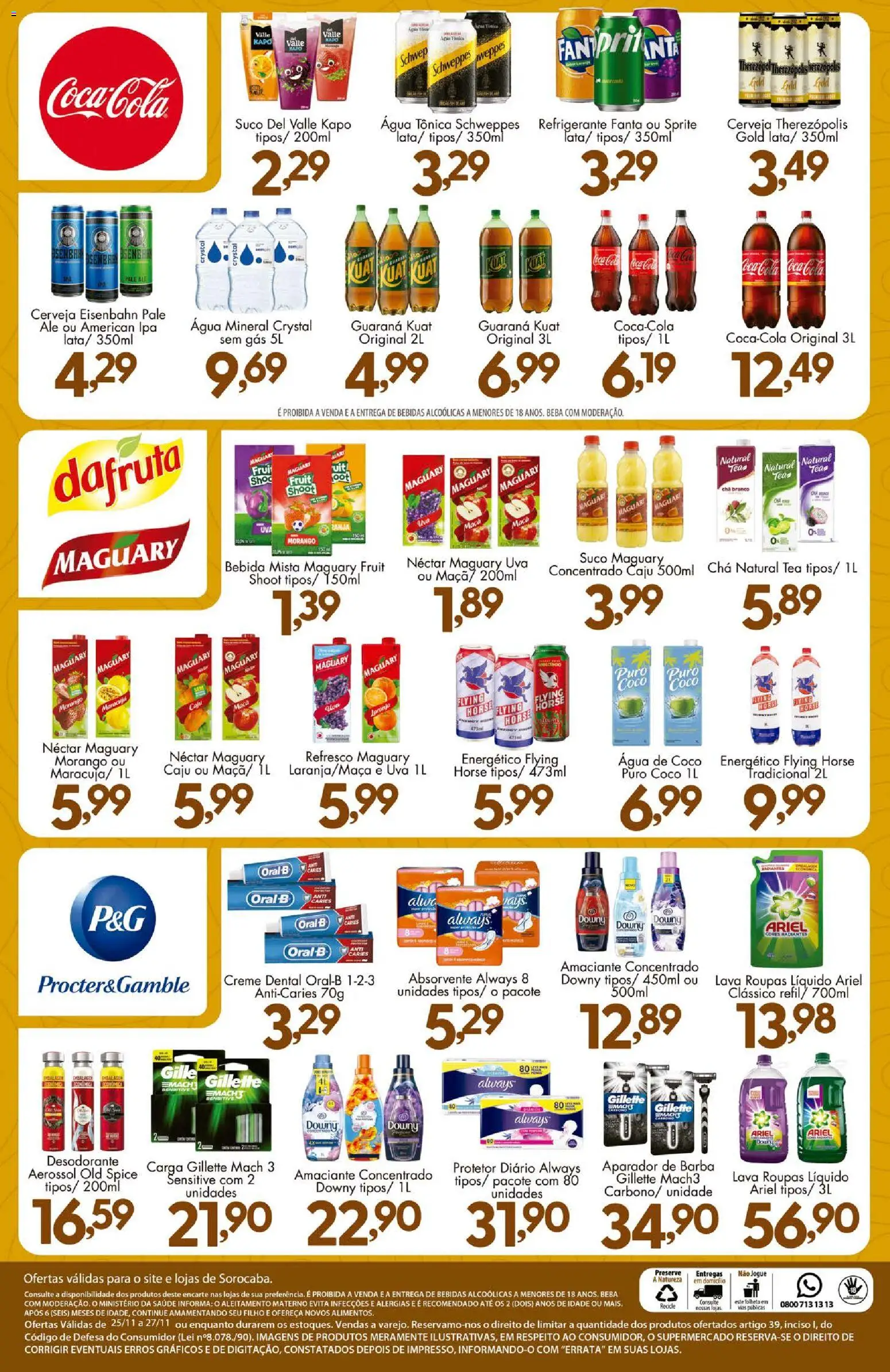 Confiança Folheto - válido de 25.11.2025 | Página: 9 | Produtos: Refresco, Fanta, Água tônica, Amaciante