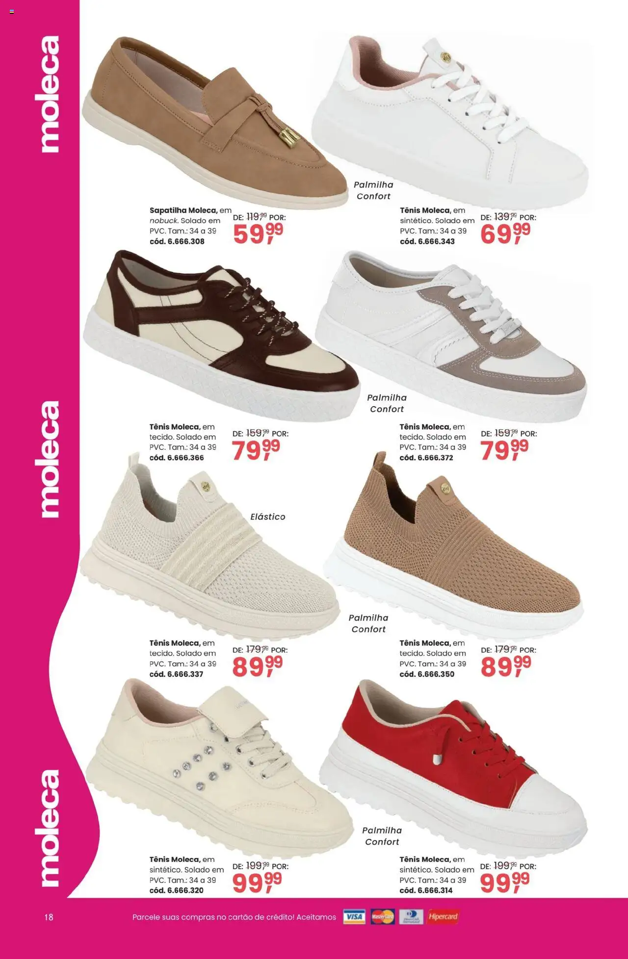 Quatro Estações Folheto - válido de 01.12.2025 | Página: 18 | Produtos: Tênis, Palmilha