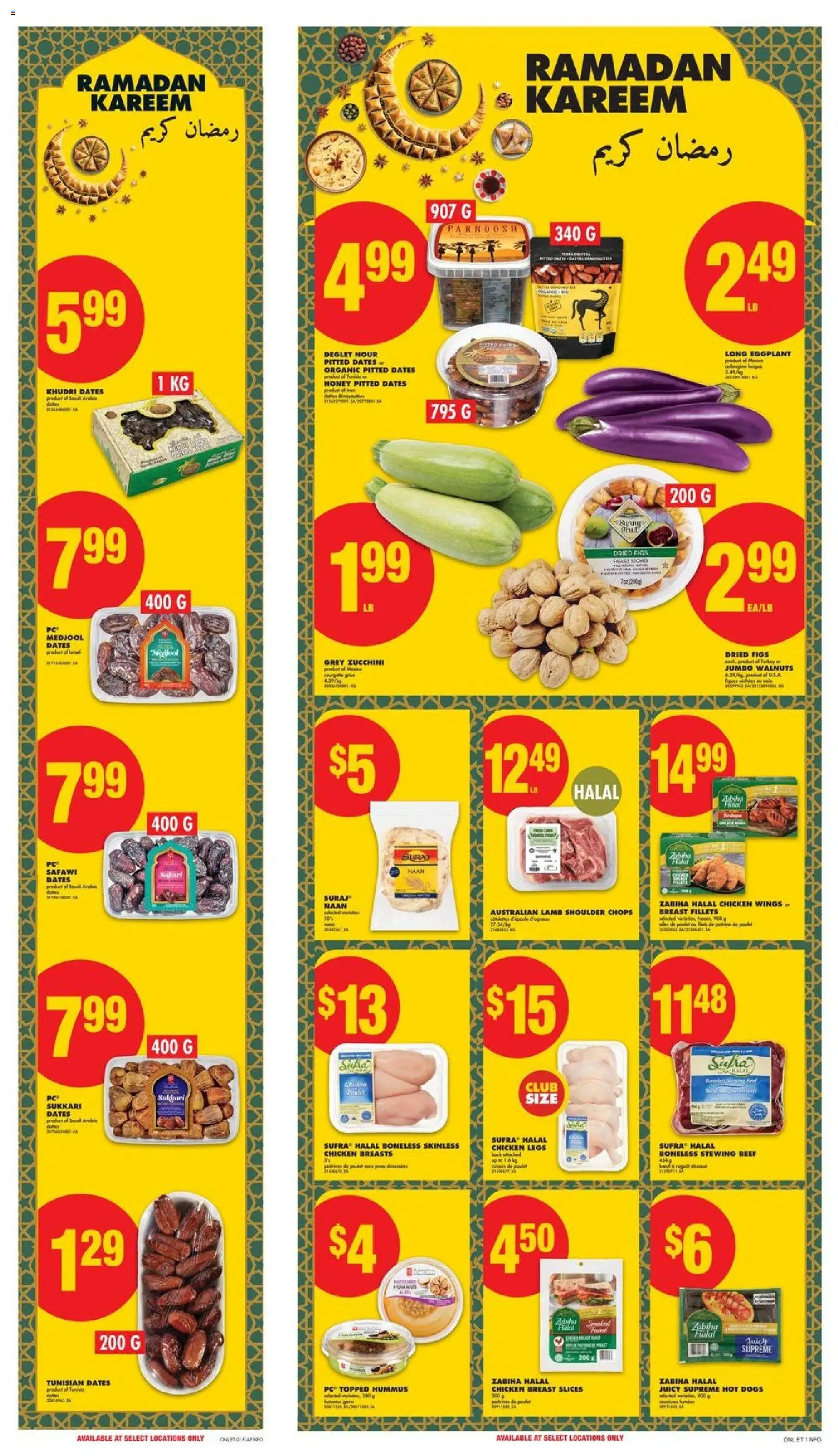 No Frills flyer valid from 12.03.2026 | Page: 13 | Products: Beef, Turkey, Bread, Chicken