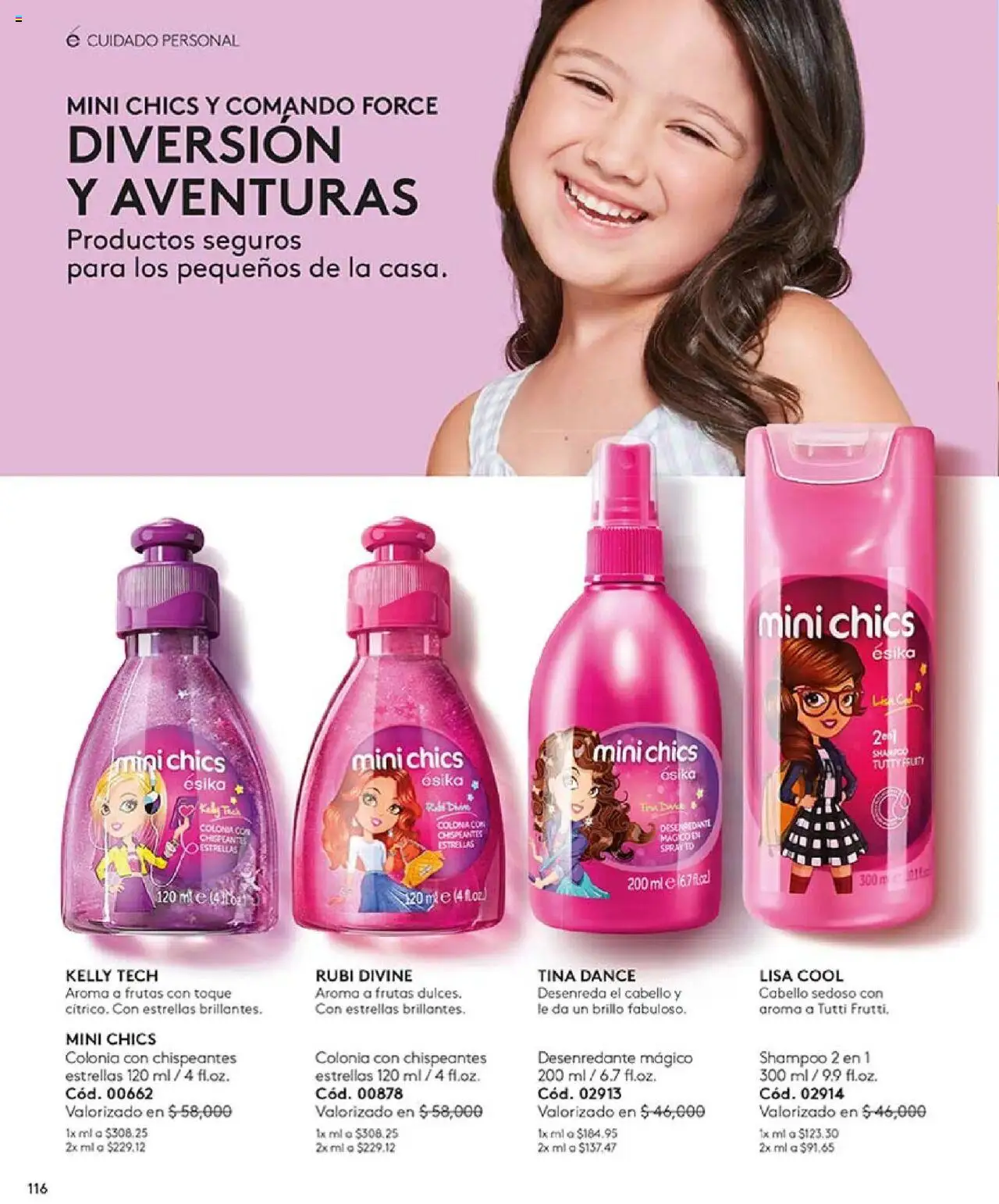 Ésika revista - valida desde el 16.06.2025 | Página: 116 | Productos: Shampoo, Brillo