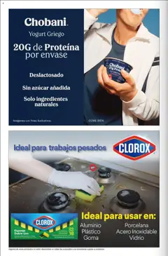 Vista previa de Esponja Doble Uso, Esponja para trabajos pesados en el hogar. Ideal para heavy duty cleaning in your home. Club Pack 18 Piezas / Units, nuevo folleto de la tienda, válido en México a partir del 03.10.2025 | Página: 100 | Productos: Azúcar, Esponja