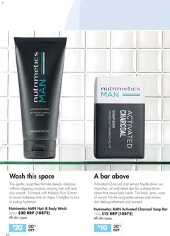 Preview of Nutrimetics Catalogue Summer essentials - valid from 01.01.2026 | Page: 20 | Products: Oil, Soap, Lemon