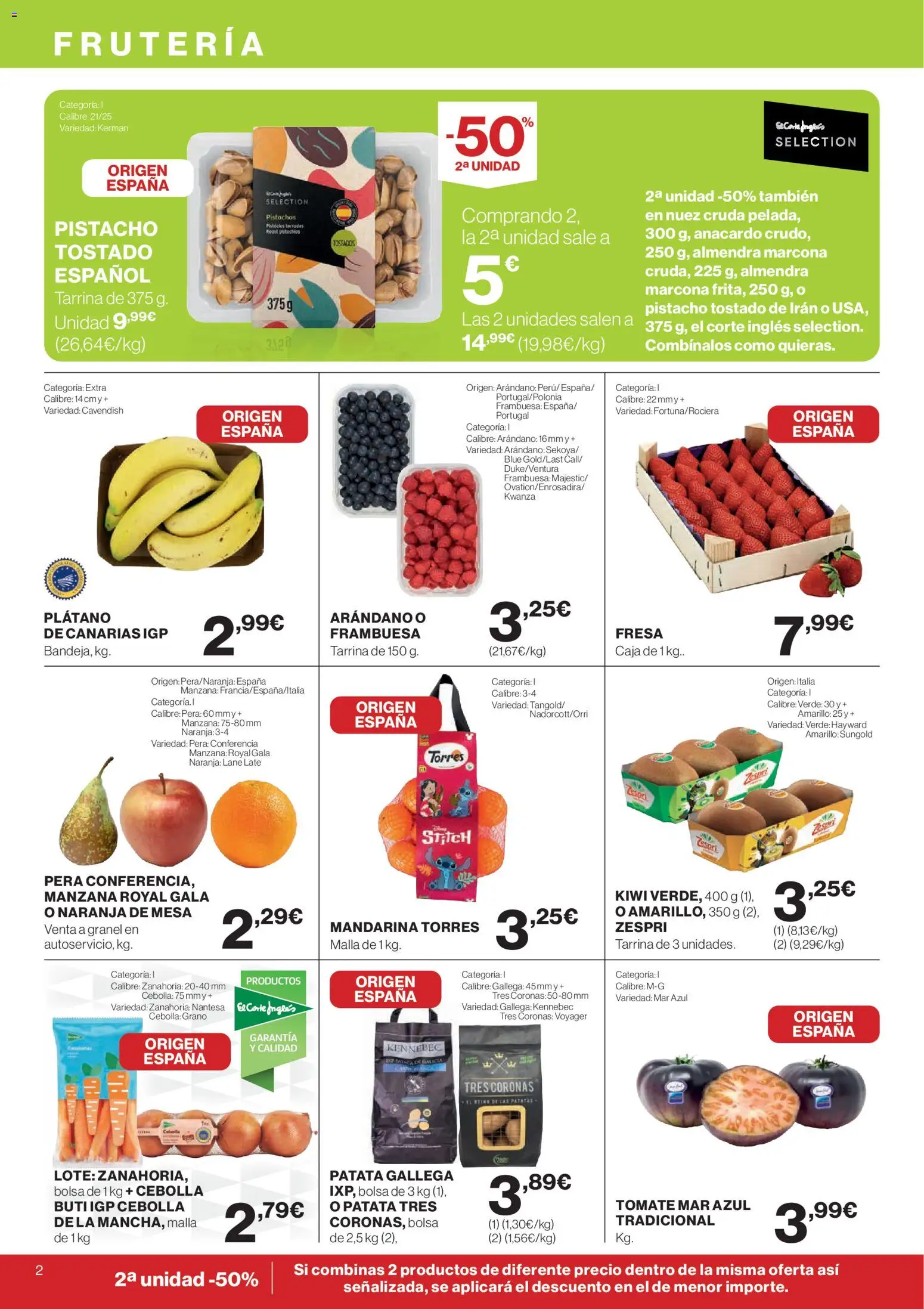 Nuevas ofertas de El Corte Inglés válidas en toda la República Mexicana desde el 29.01.2026. ¡Encuentra las mejores ofertas en El Corte Inglés catálogo! | Página: 2 | Productos: Manzana, Almendra, Mesa, Caja