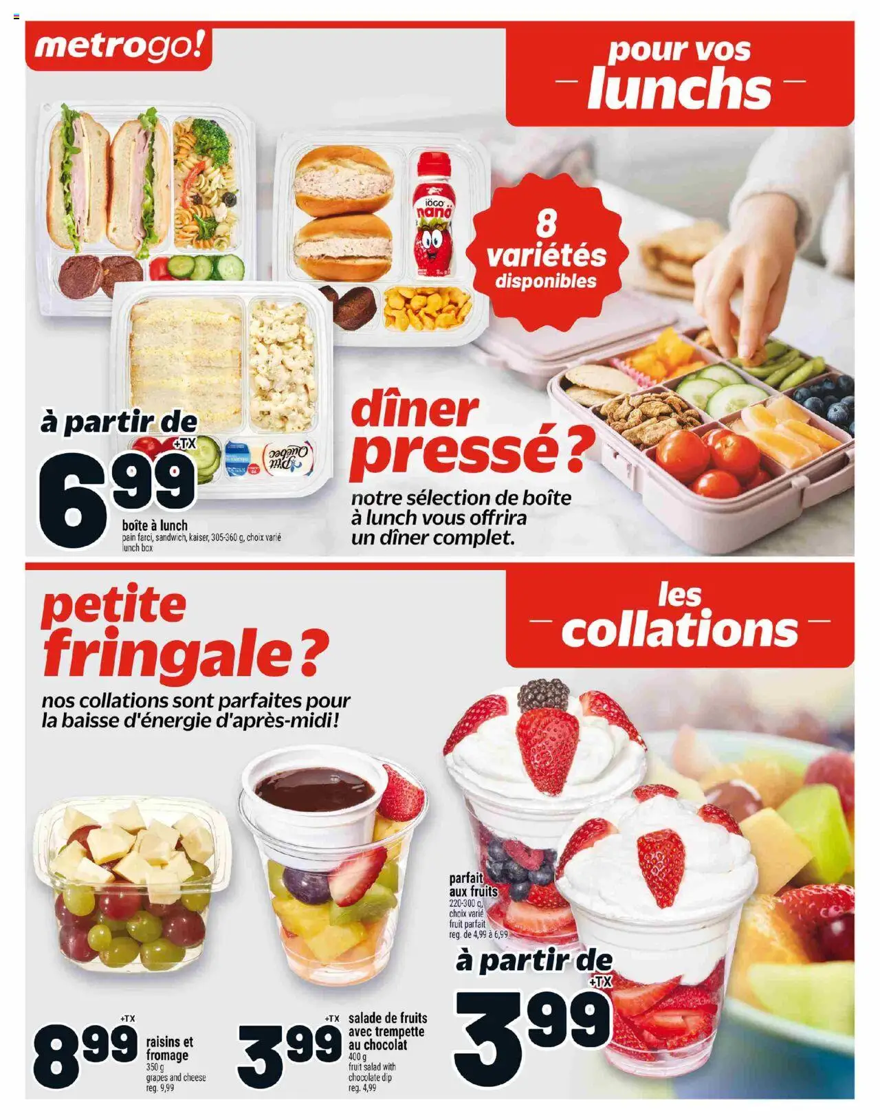 Metro flyer valid from 21.08.2025 | Page: 8 | Products: Salad, Box, Cheese, Chocolate