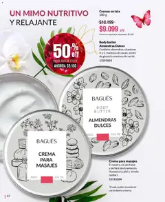 Vista previa Bagués - Catálogo válido desde el 09.02.2026 | Página: 42 | Productos: Almendras, Aceite, Manteca, Crema