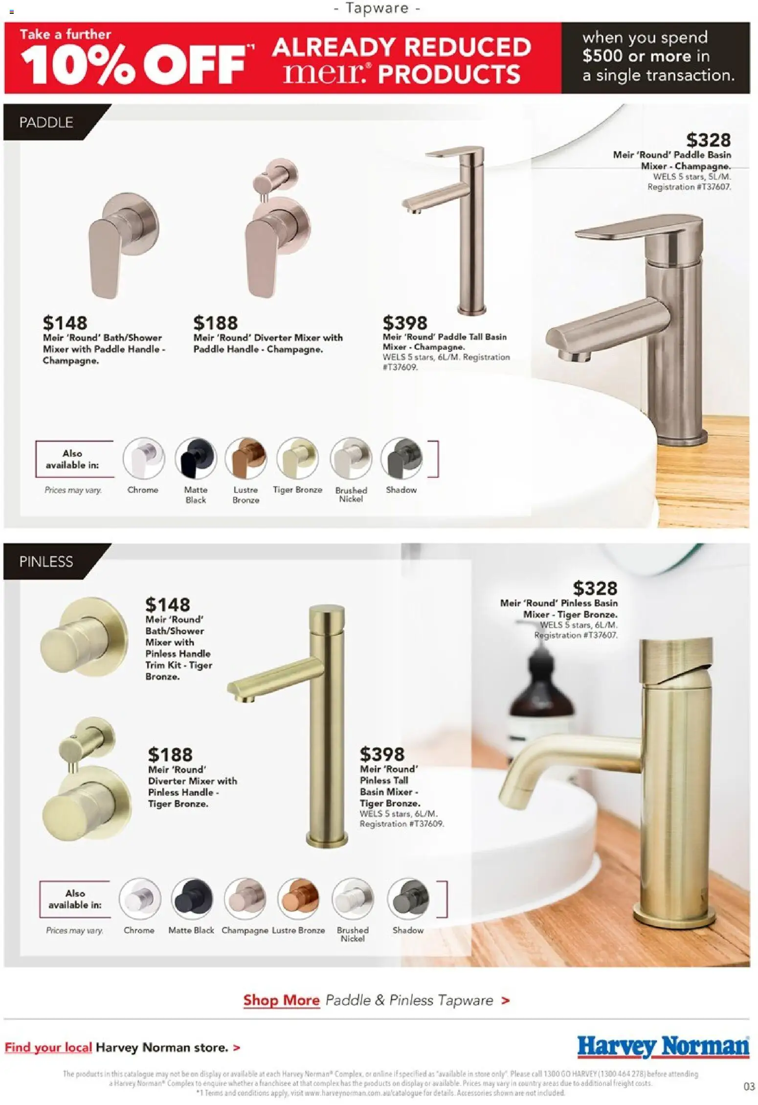 Harvey Norman catalogue - valid from 04.11.2025 | Page: 3 | Products: Accessories, Mixer
