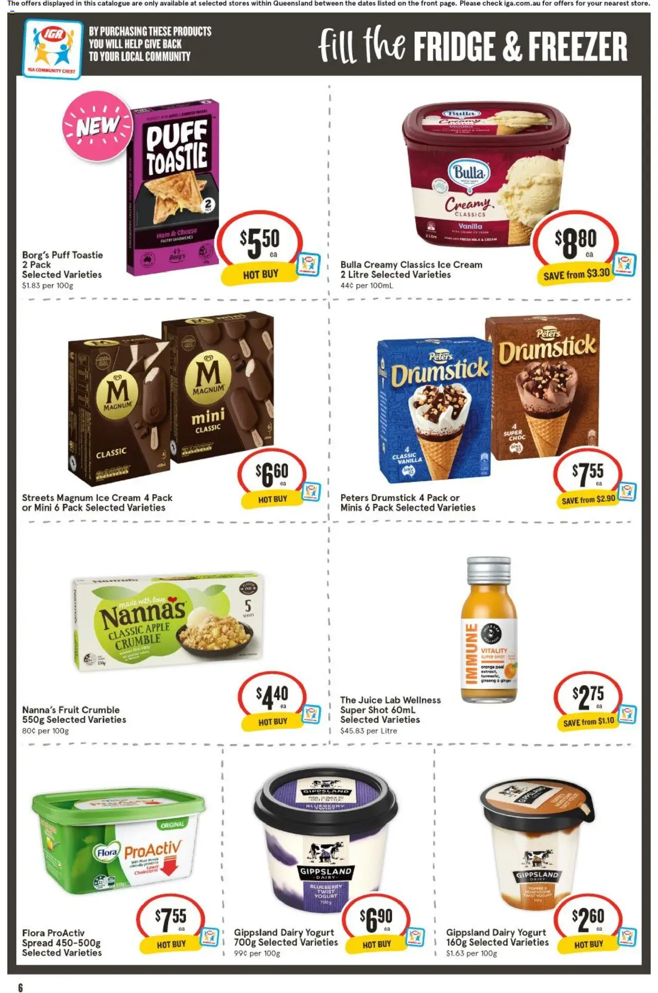 IGA catalogue - valid from 13.08.2025 | Page: 7 | Products: Ginger, Pastry, Fridge, Freezer