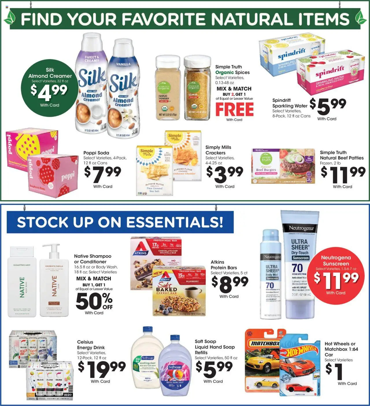 King Soopers Weekly Ad - valid from 09.07.2025 | Page: 8 | Products: Beef, Aloe Vera, Spices, Garlic
