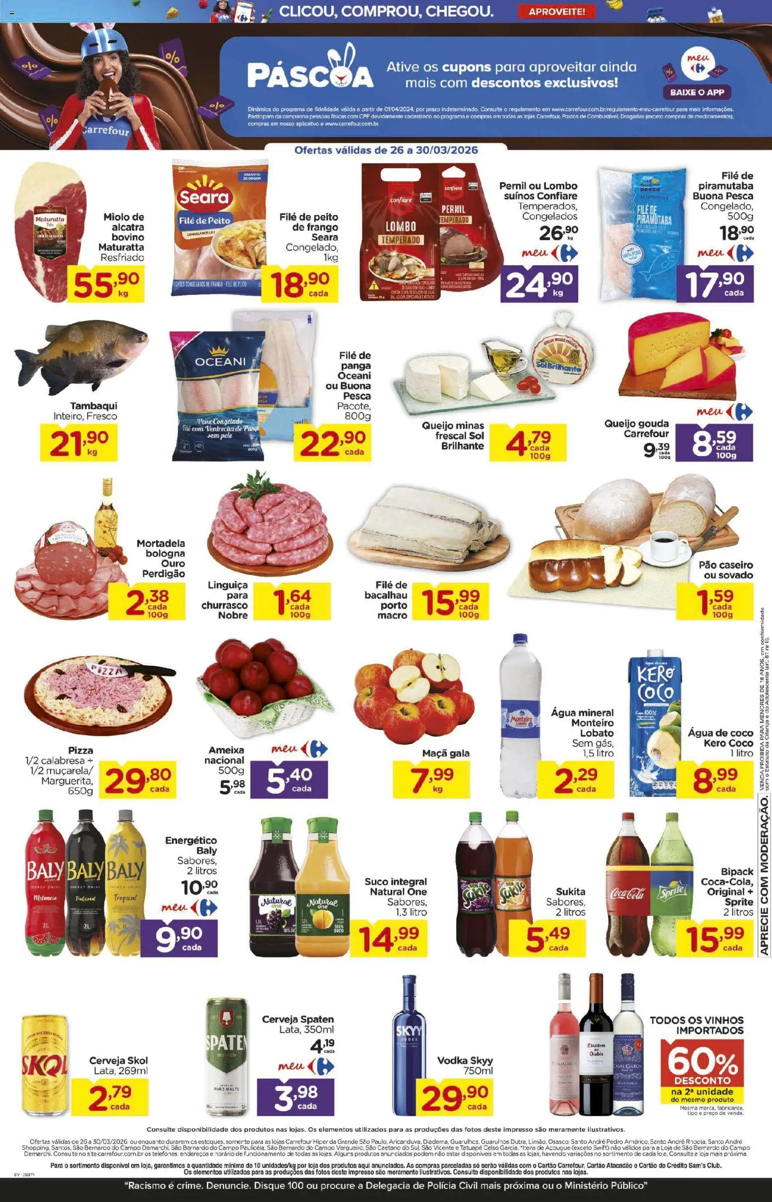 Carrefour Folheto - válido de 26.03.2026 | Página: 2 | Produtos: Bacalhau, Pernil, Peixe, Gouda